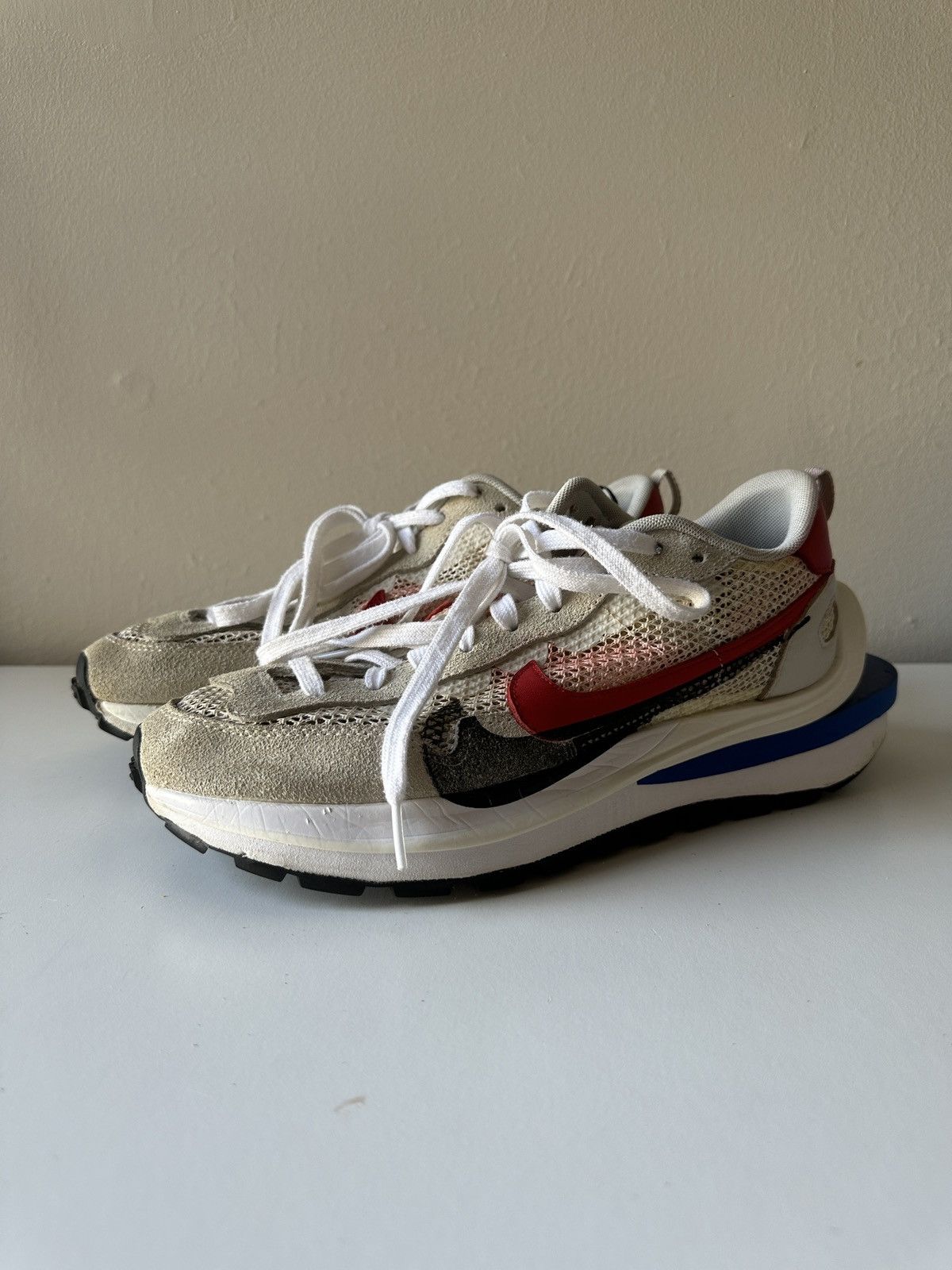 image of Nike Sacai Vaporwaffle - Sail Shoes in White, Men's (Size 11)