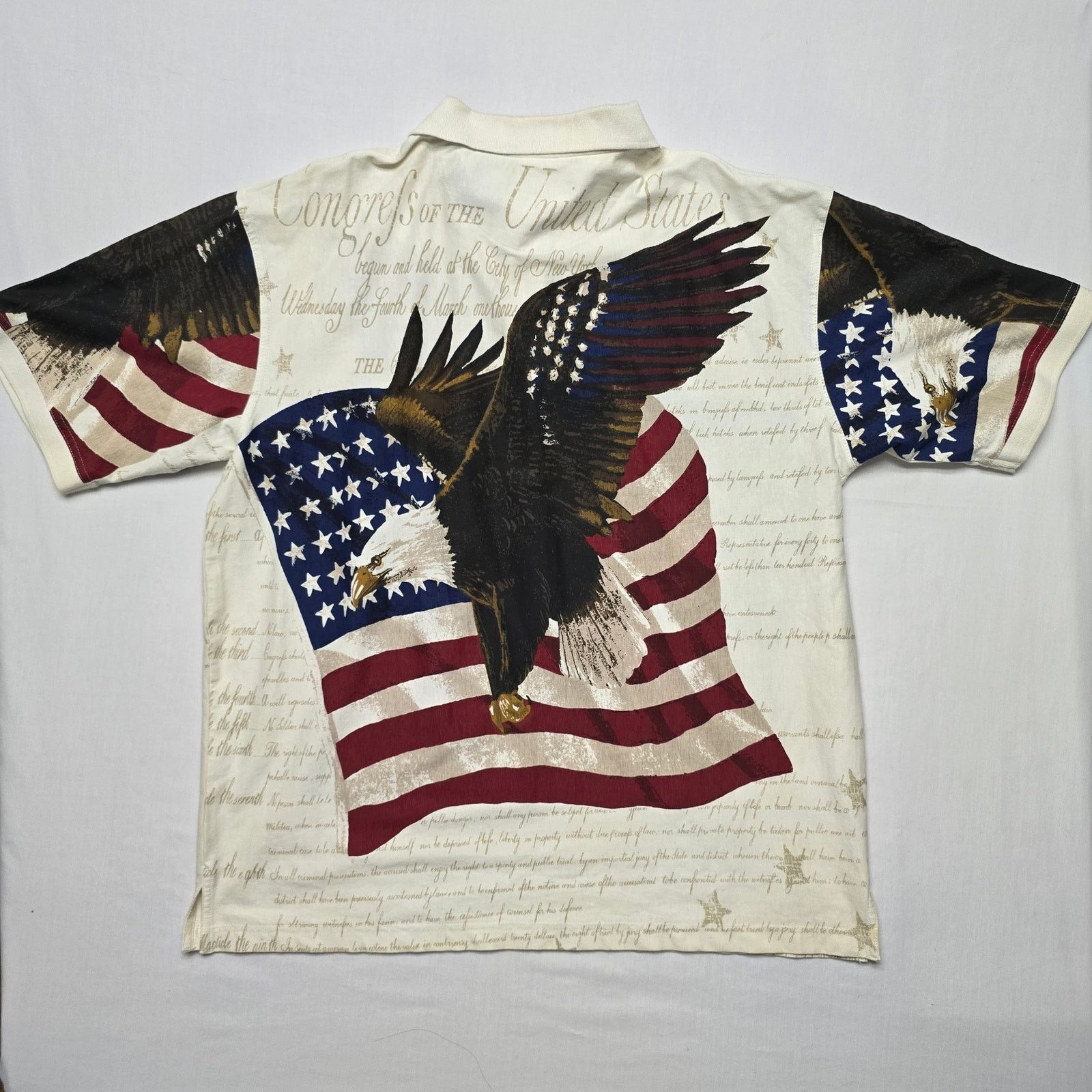 Other American Flag Polo Shirt Large Flag We The People Polo USA Size US XL / EU 56 / 4 - 6 Thumbnail