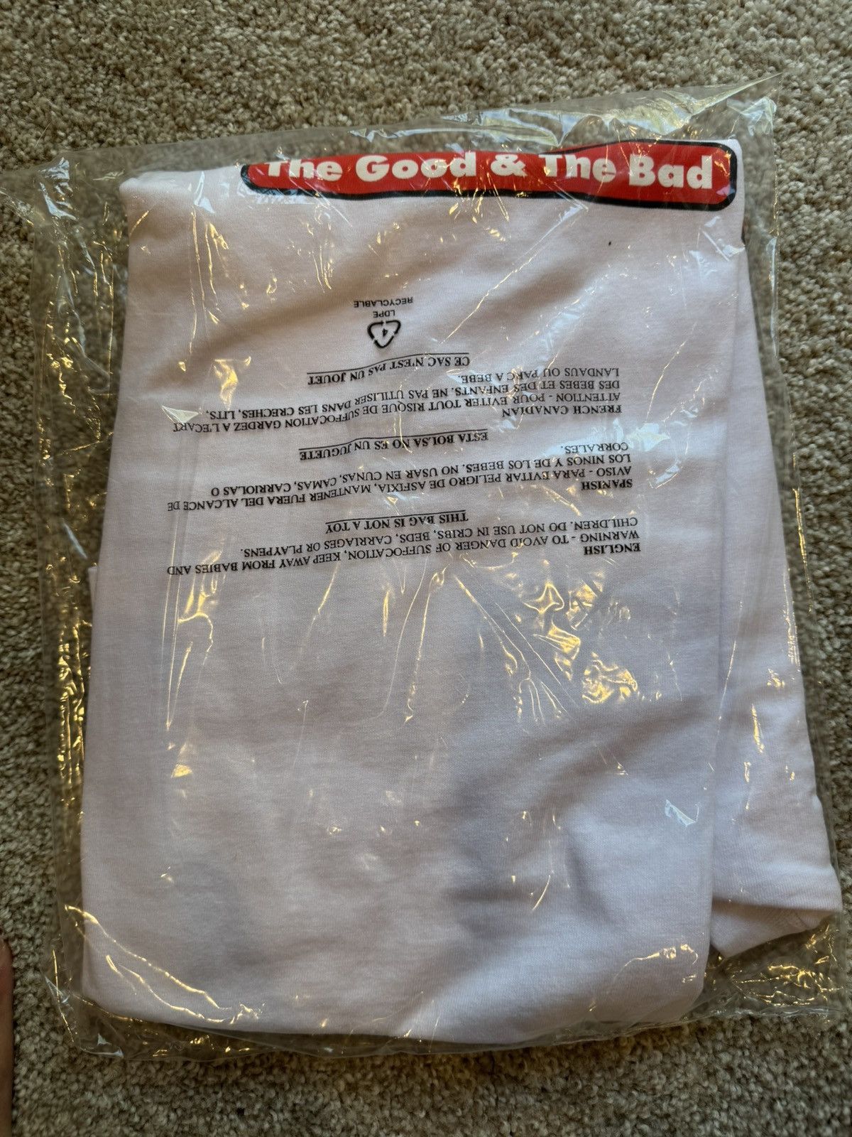 Fuck The Population FTP THE GOOD & THE BAD TEE (WHITE) Size US XL / EU 56 / 4 - 3 Thumbnail