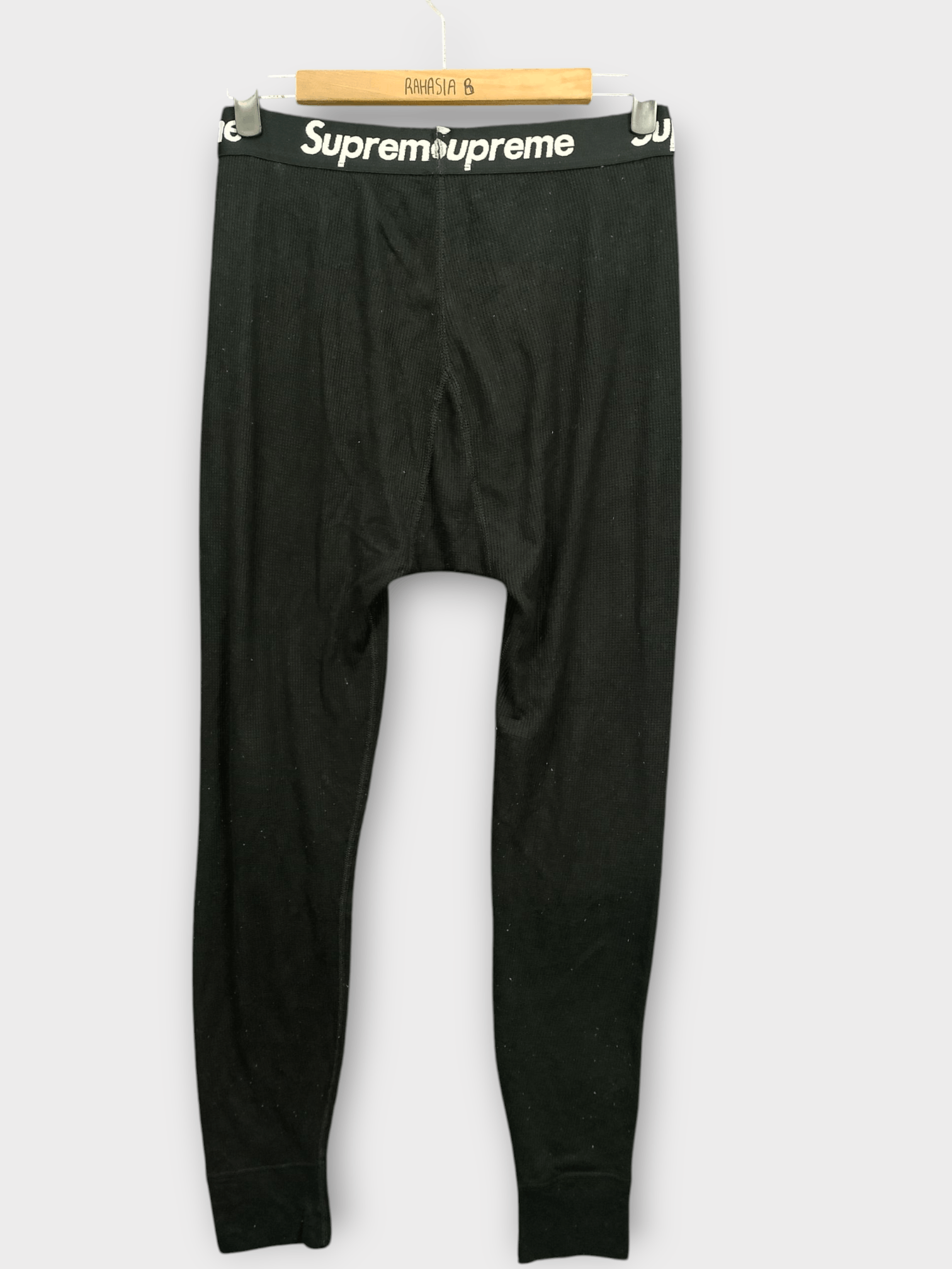 Hanes × Supreme Supreme x Hanes Skeleton Thermal Pants in Black Size US 34 / EU 50 - 3 Thumbnail