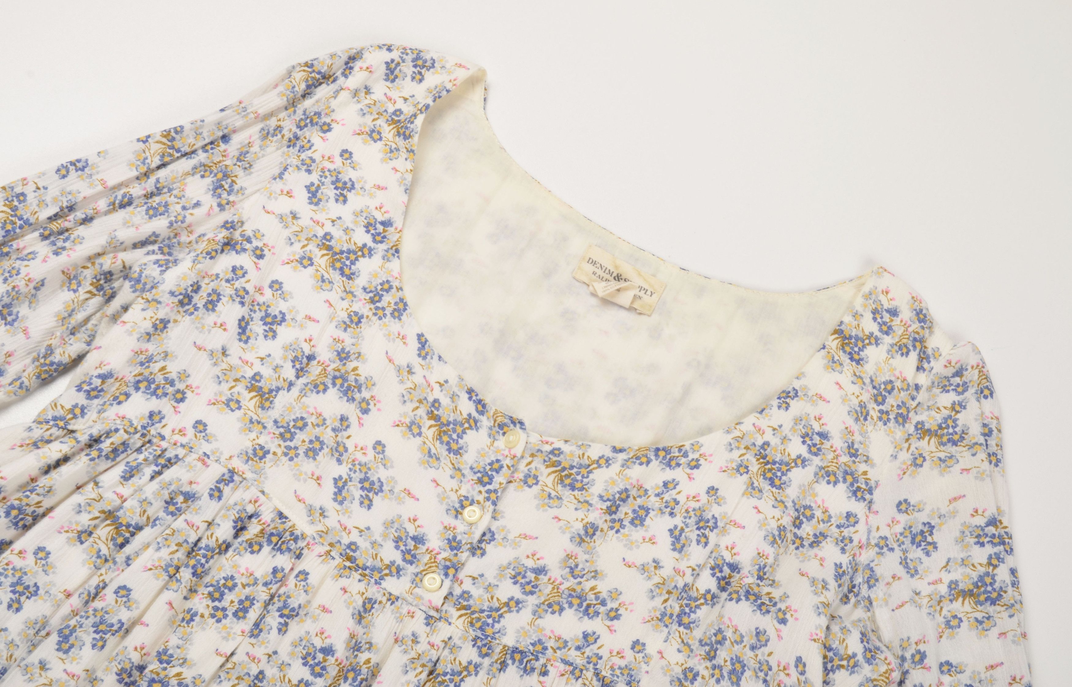 Denim & Supply Ralph Lauren Ralph Lauren Denim & Supply Floral Cottagecore Dress Size L / US 10 / IT 46 - 5 Thumbnail
