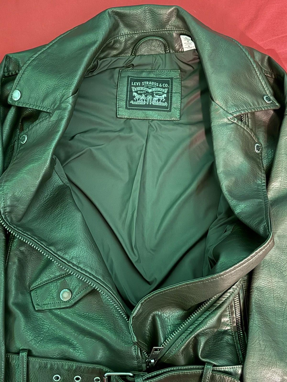 Levi's Levi’s Women’s Leather Jacket L Size L / US 10 / IT 46 - 4 Thumbnail
