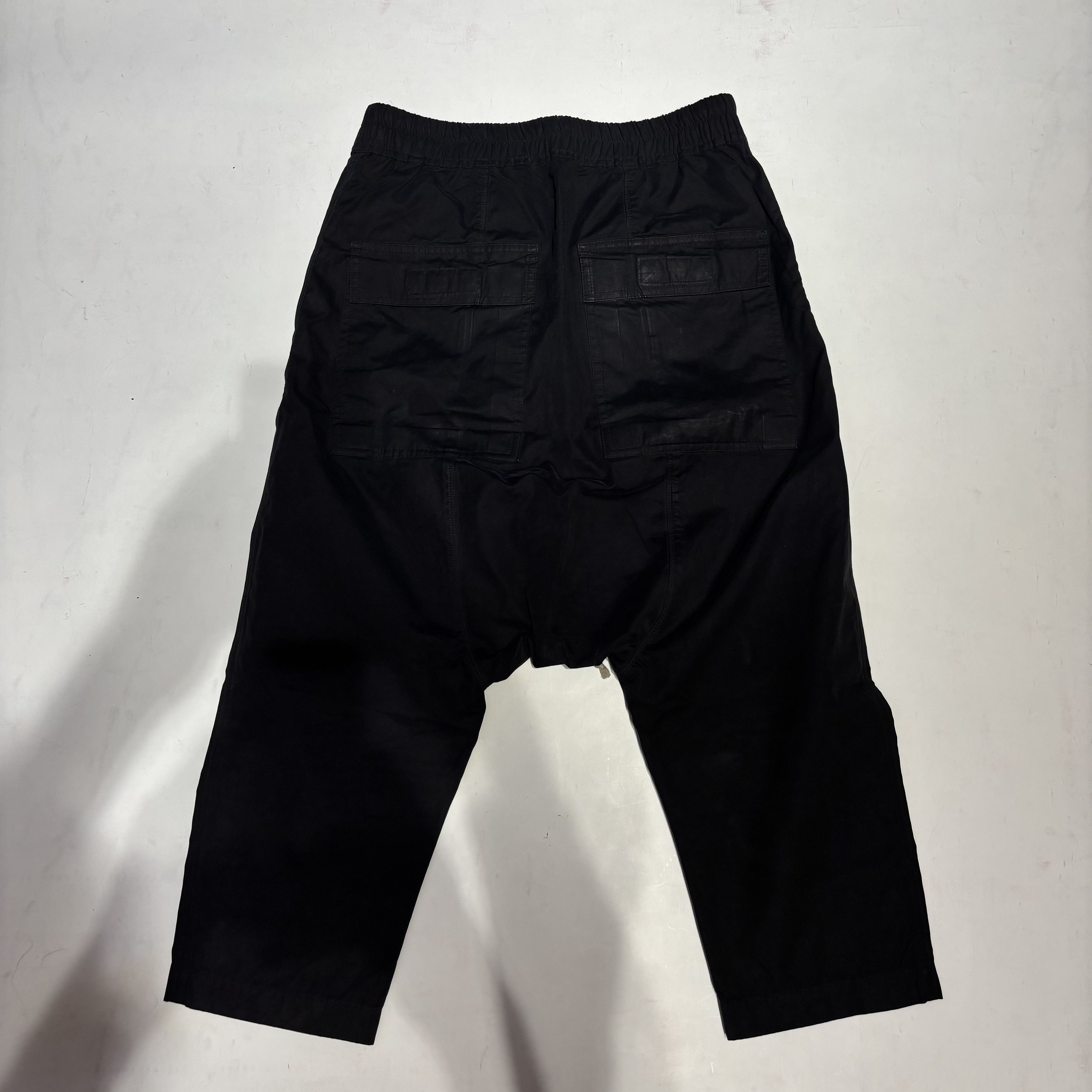 Rick Owens Drkshdw Rick Owens Drkshdw Cropped Dropcrotch Pants FW17 Glitter Size US 30 / EU 46 - 4 Thumbnail