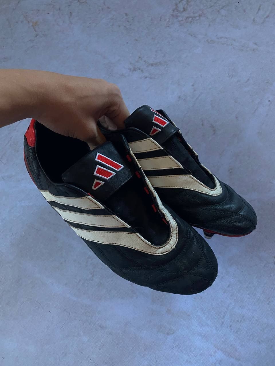 Adidas Vintage 90s Rare Adidas Soccer Cleats Shoes Size US 9 / EU 42 - 2 Thumbnail