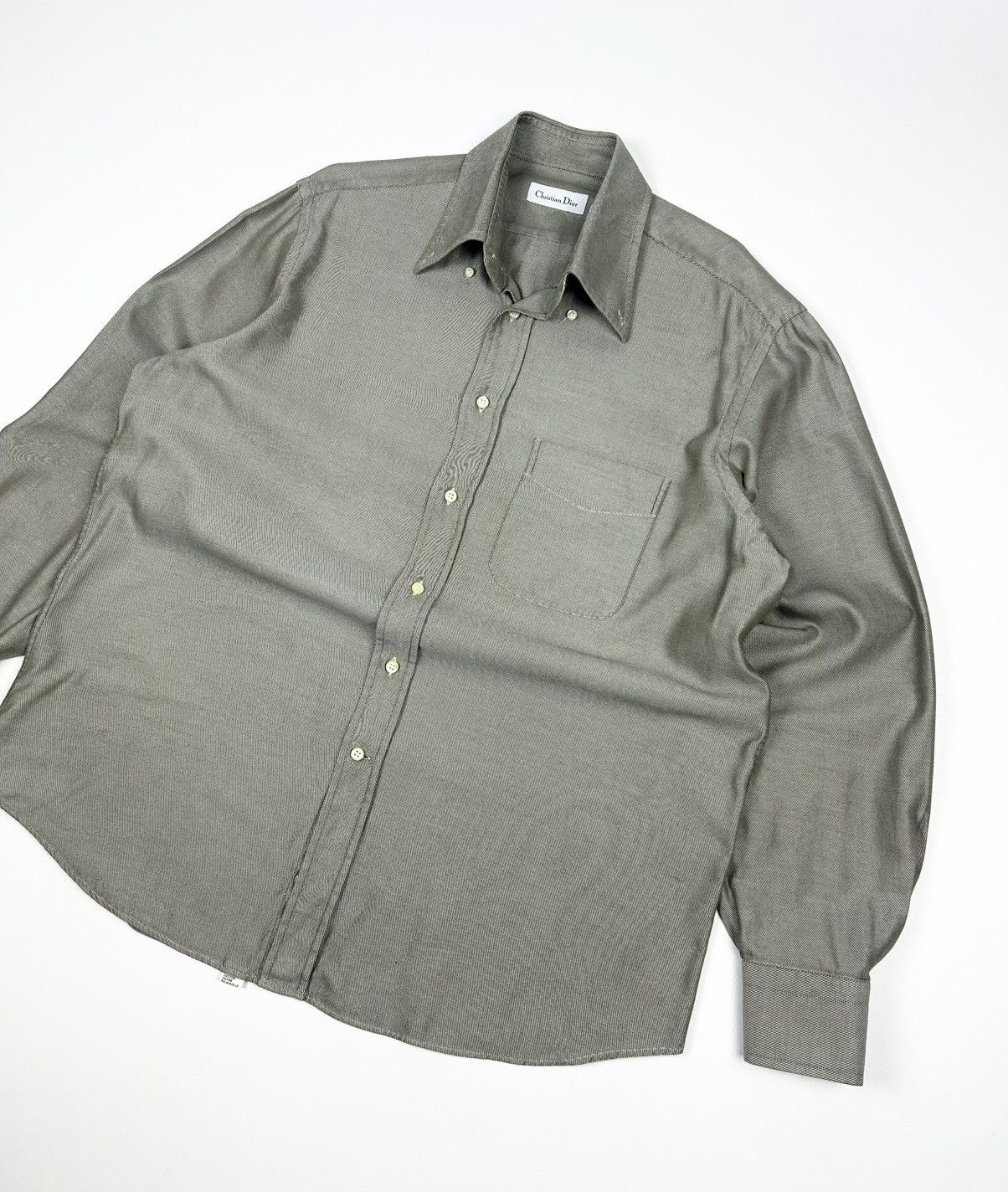 Christian Dior Monsieur Christian Dior Monsieur striped luxury shirt Size US XL / EU 56 / 4 - 2 Thumbnail