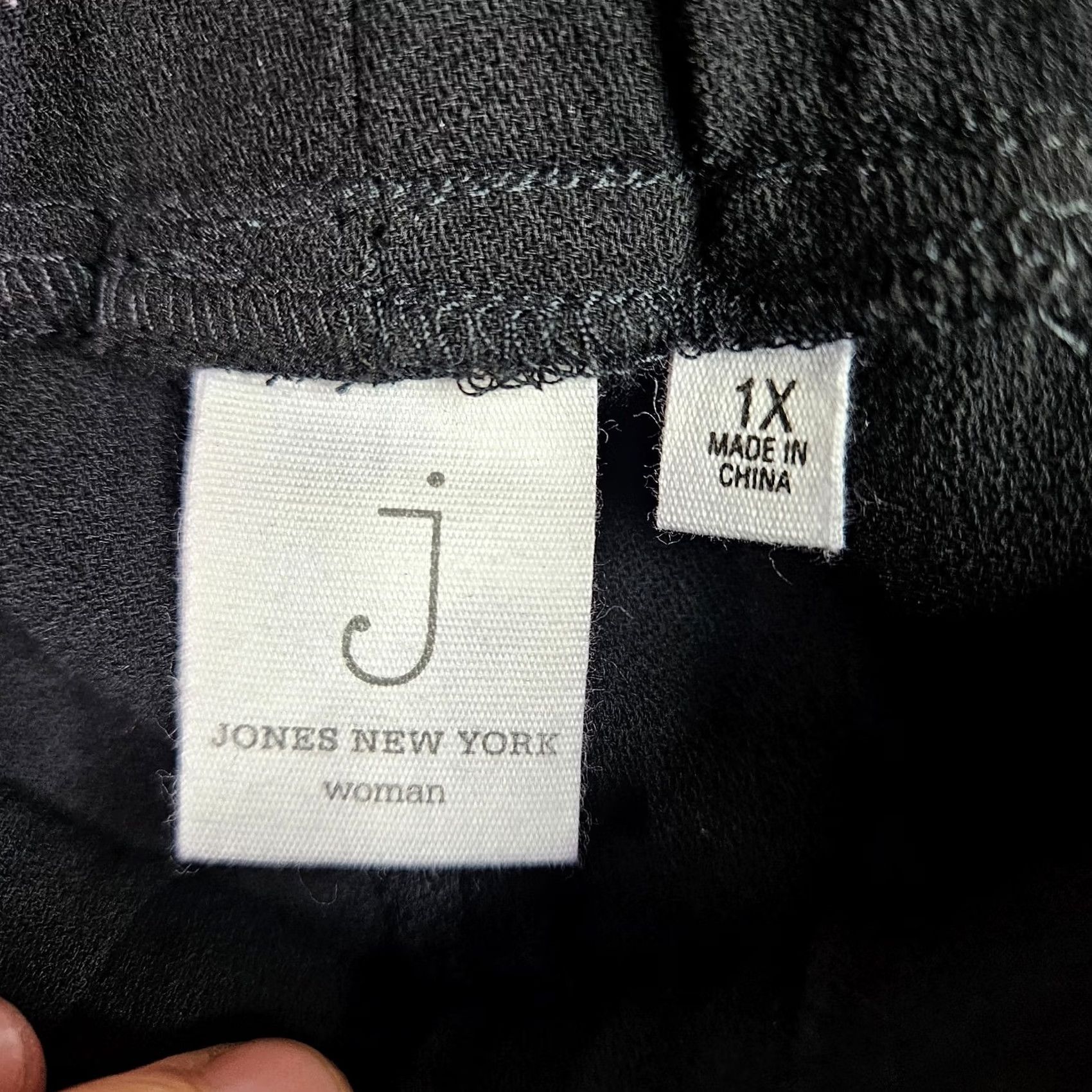 Jones New York Jones New York Pants Women 1X Black Pull On Career Straight Leg Plus Size 1X NWT Pants Size 40" / US 18 - 5 Thumbnail