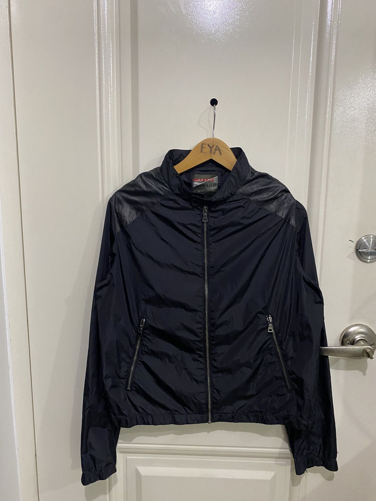 Prada Prada Linea Rossa Riot Asymmetric Zipper Jacket FW