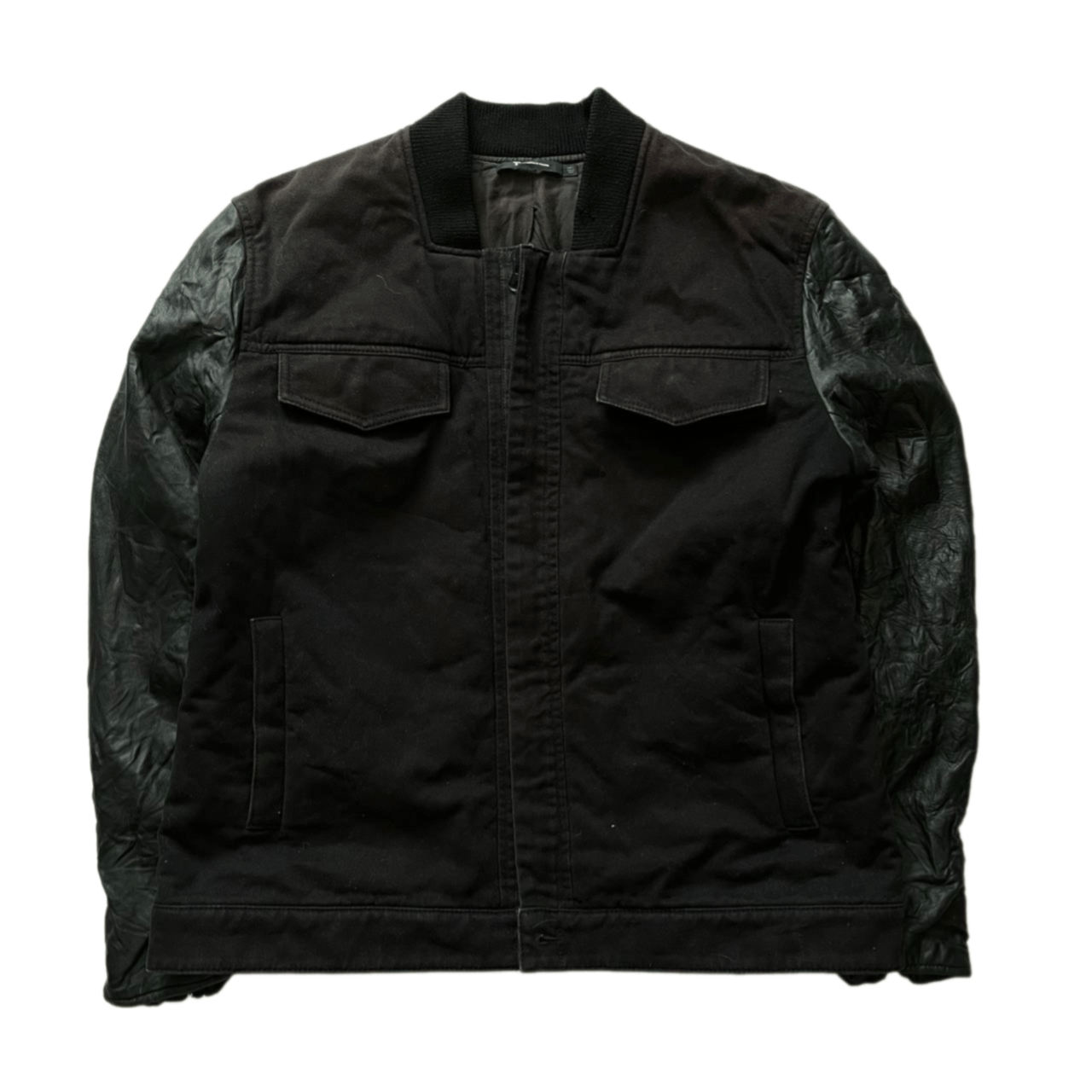 Alexander Wang alexander wang distressed leather jacket | Grailed