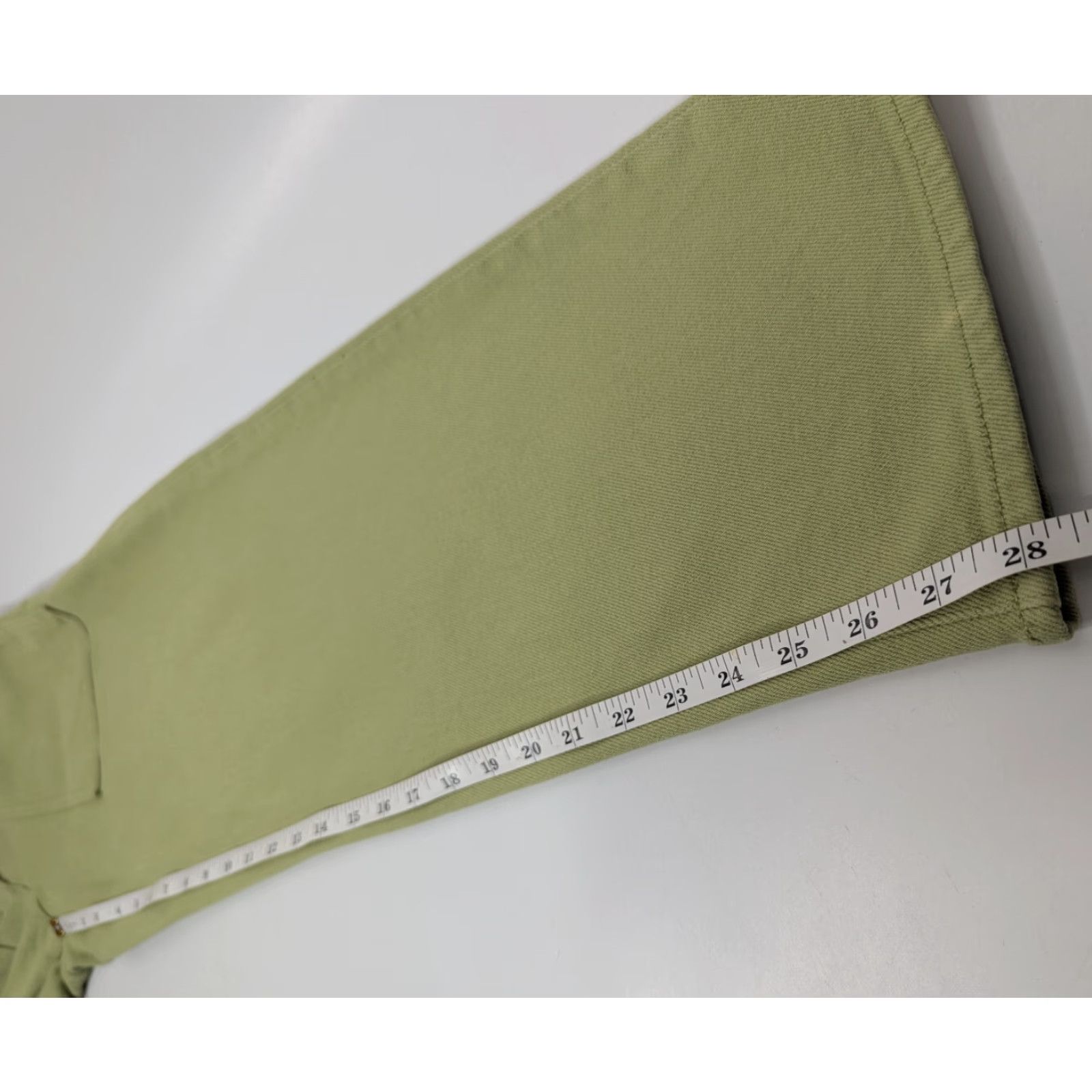 Aritzia Wilfred Free Pants Women's 2 Green Mid Rise Modern Utility Boho Twill Size 26" / US 2 / IT 38 - 6 Thumbnail