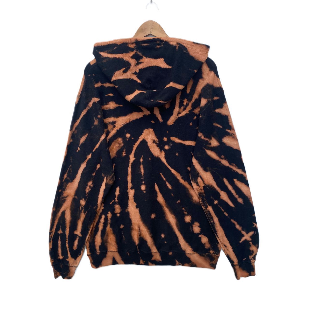 Stussy STUSSY HOODIE SPIRAL CUSTOM BLEACH WASH XL PULLOVER Size US XL / EU 56 / 4 - 2 Thumbnail