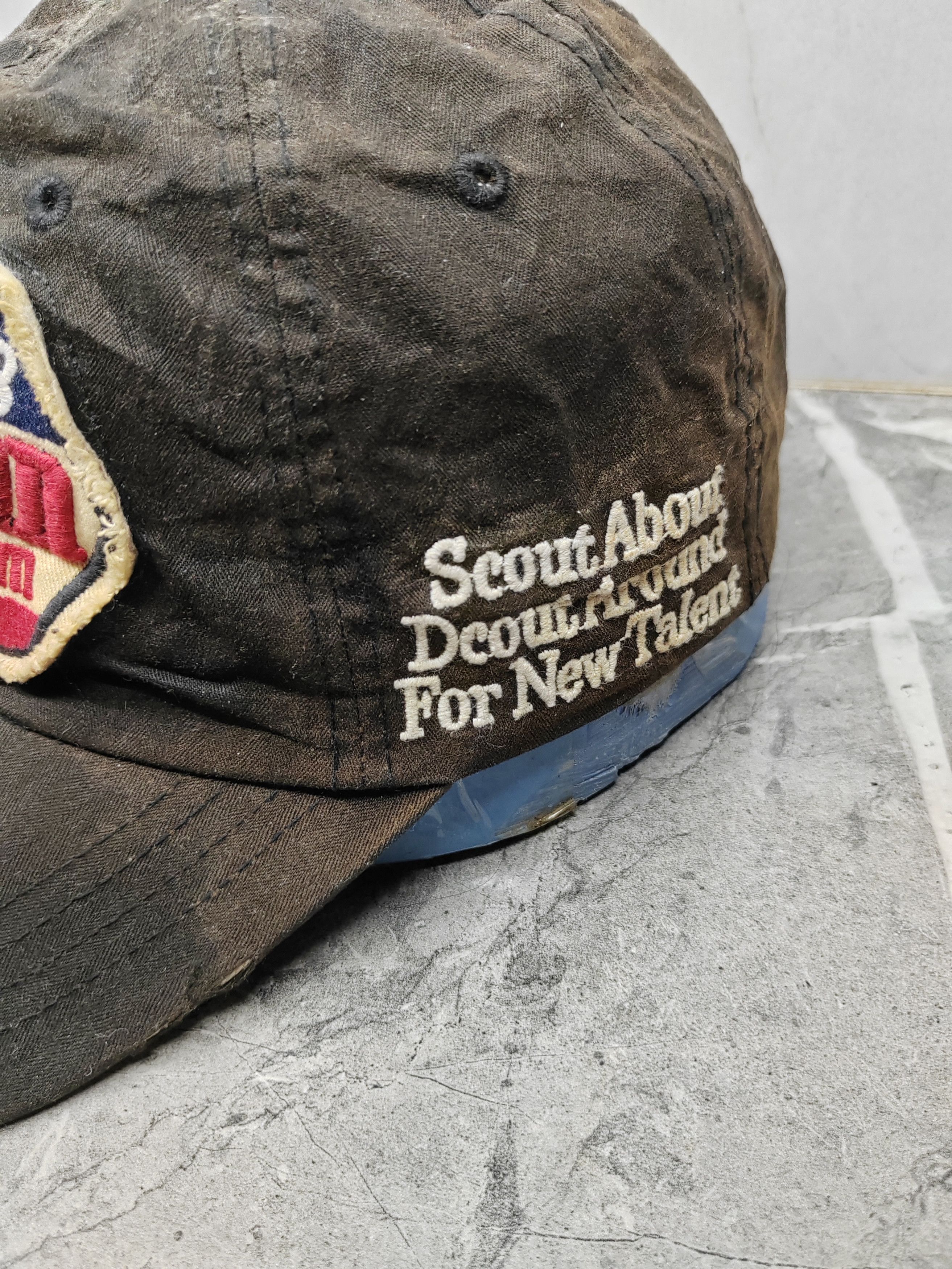 Japanese Brand Vintage Ameircan From Distressed Style Cap Hat Size ONE SIZE - 5 Thumbnail