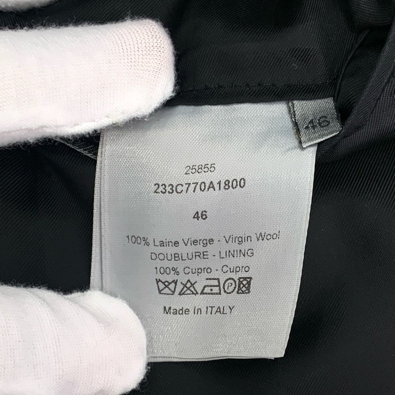 Dior Dior Black Wool Blazer Size US S / EU 44-46 / 1 - 5 Thumbnail
