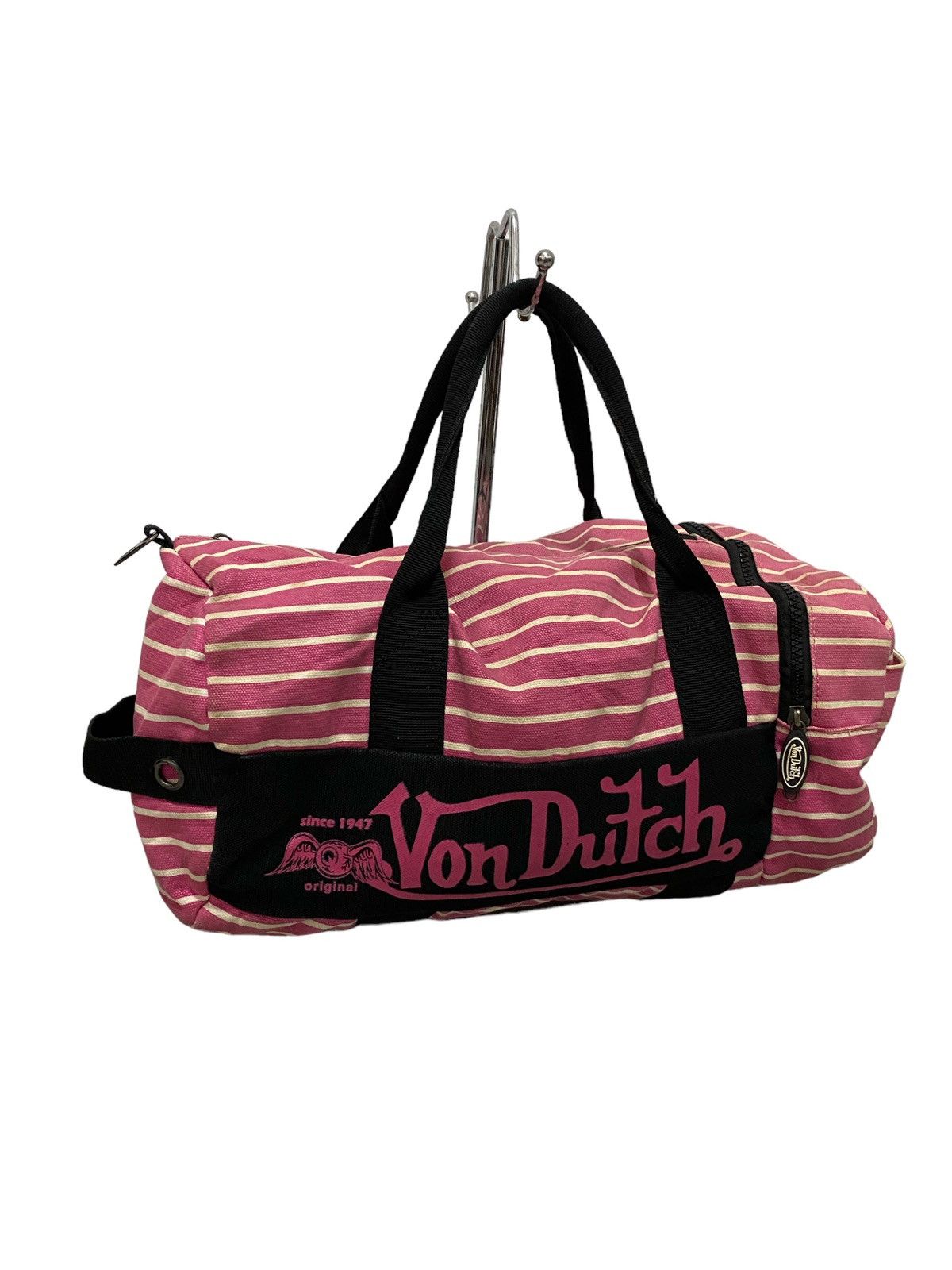 Vintage × Von Dutch Offer‼️Vintage Von Dutch Two ways Duffle Bag Size ONE SIZE - 3 Thumbnail