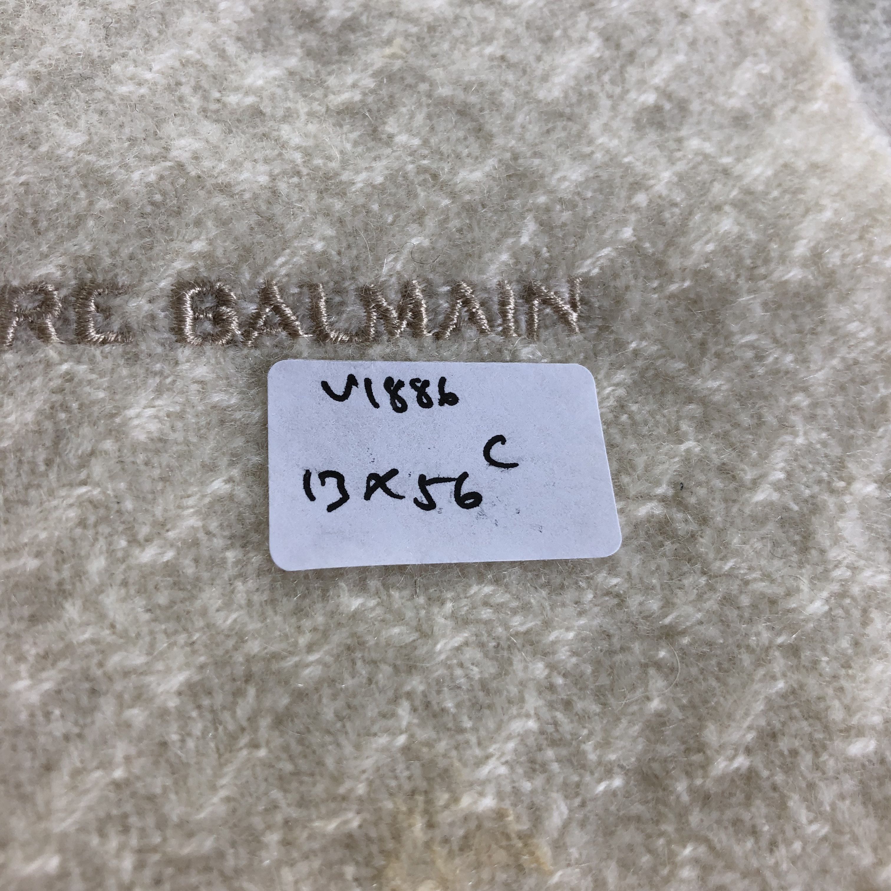 Pierre Balmain Pierre Balmain Cashmere Scarf Muffler V1886 Size ONE SIZE - 11 Thumbnail