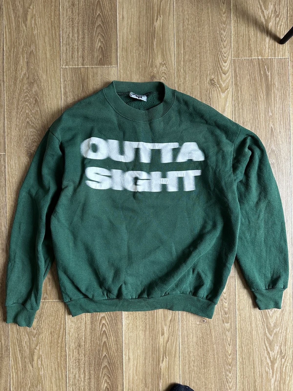 Lee × Vintage Vintage Lee Crewneck Outta Sight Blur Graphic Size US L / EU 52-54 / 3 - 1 Thumbnail