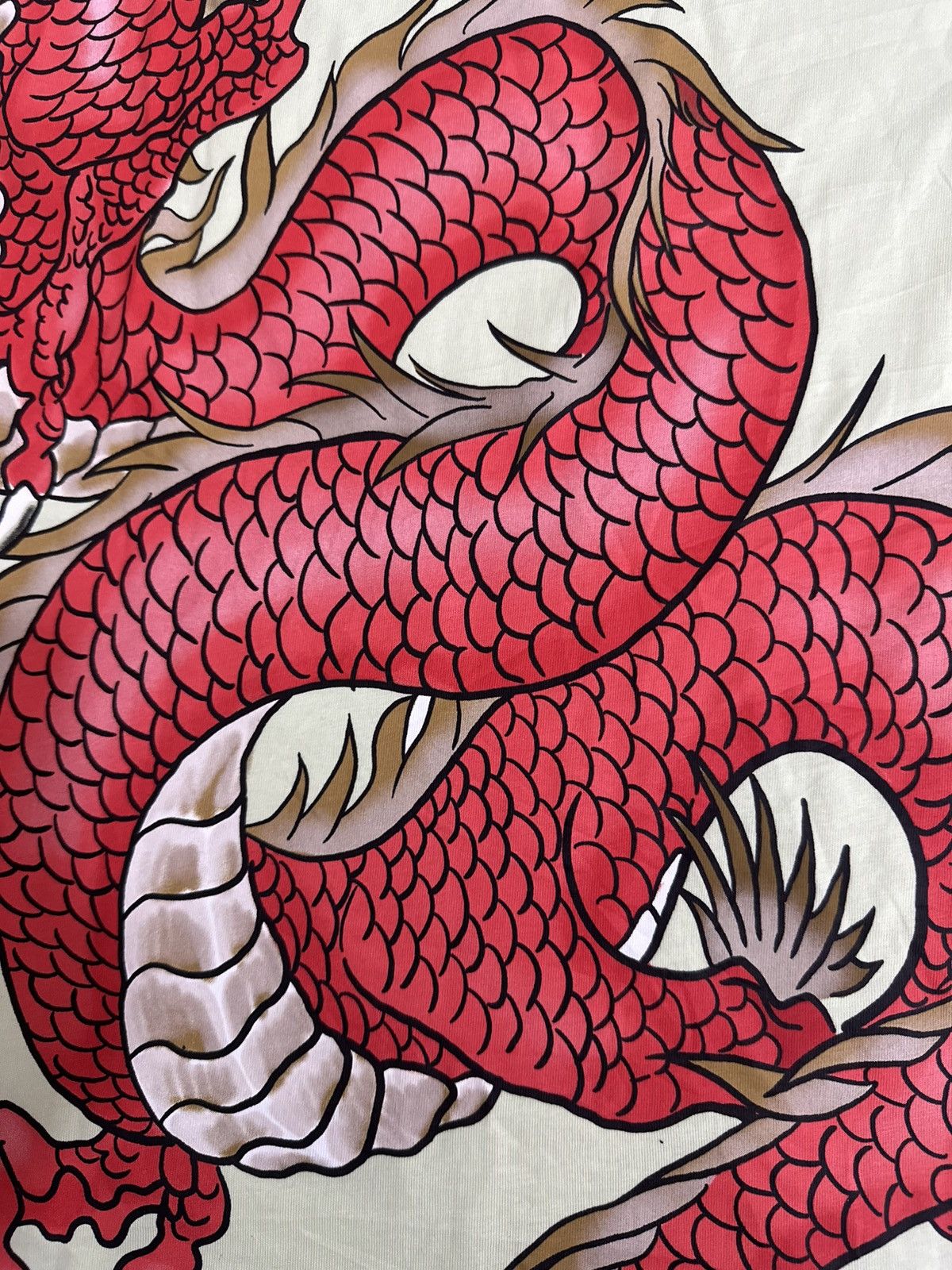 Japanese Brand Japanese Red Dragon Big Graphic Design by Bershka Size US L / EU 52-54 / 3 - 10 Thumbnail