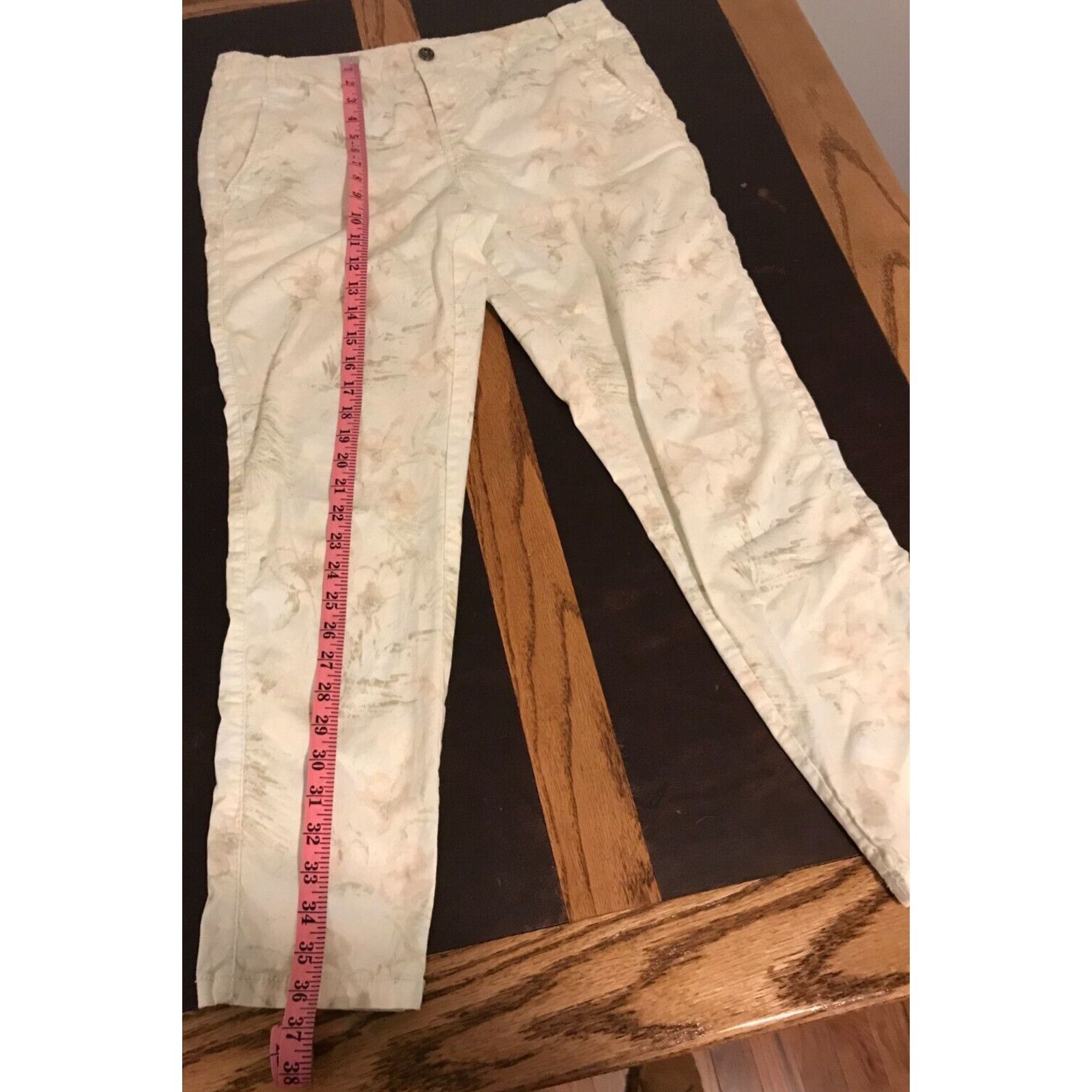 Anthropologie Anthropologie Marrakech Garden Day Chinos Floral Pants Size 30" / US 8 / IT 44 - 8 Thumbnail