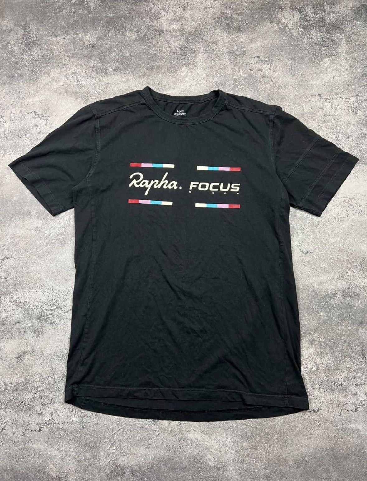 Rapha Rapha Focus Bikes T-Shirt Big Logo Cycling Black Mens Tee Size US XL / EU 56 / 4 - 1 Thumbnail