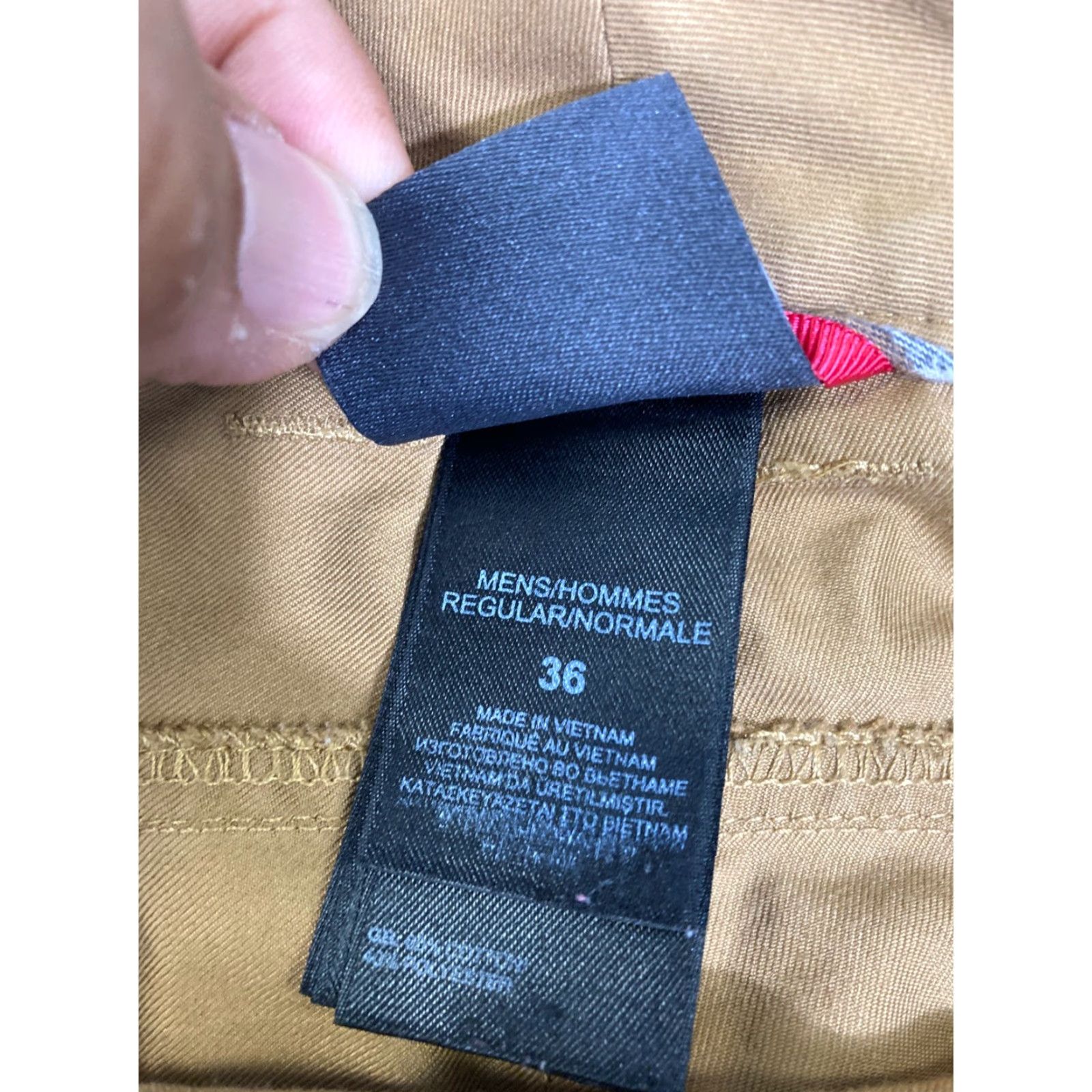 The North Face The North Face Chino Pants Mens 36 Khaki Beige Straight Leg Pockets Waistband Button Zip Regular Inseam 32 Size US 36 / EU 52 - 6 Thumbnail