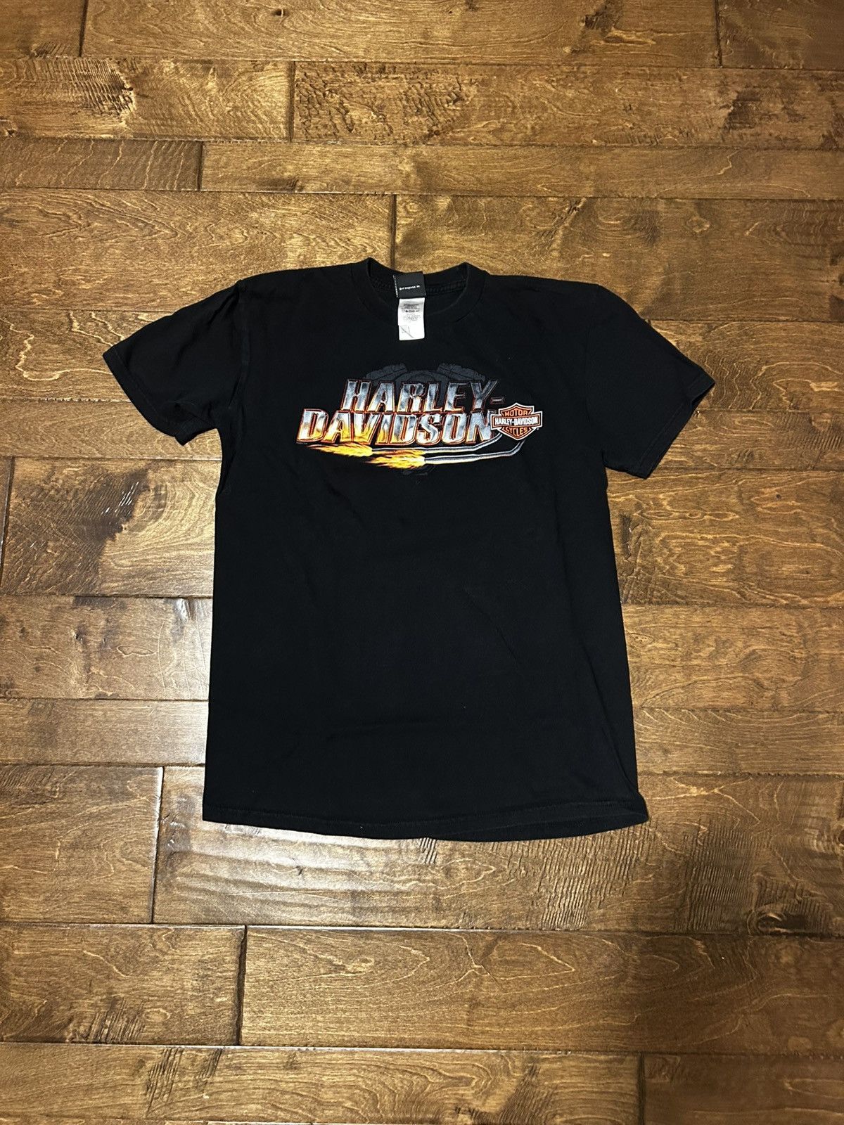 Harley Davidson × Vintage Vintage Harley Davidson Flames Sedona Tshirt Size US L / EU 52-54 / 3 - 1 Thumbnail