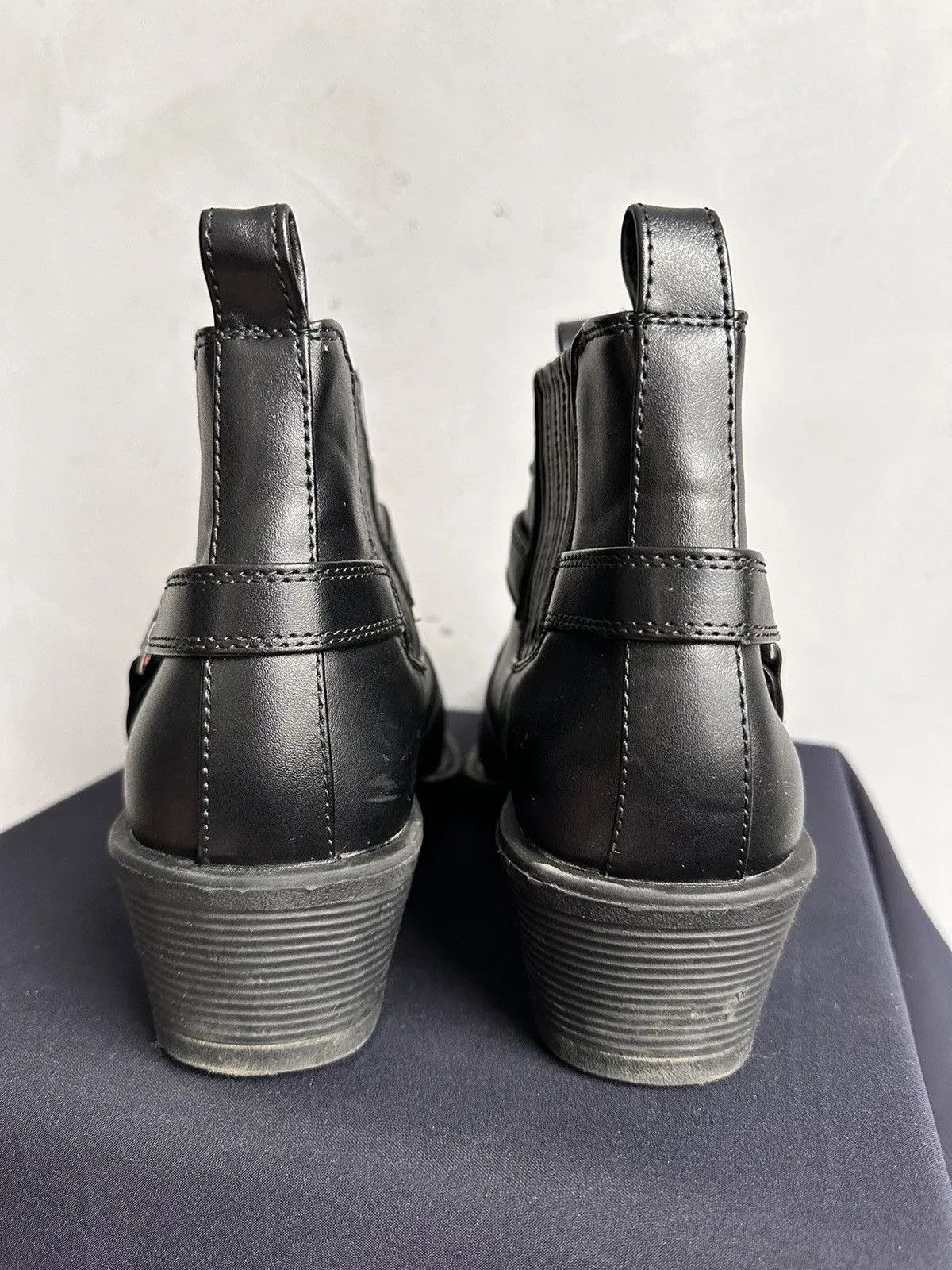 Western Rise VINTAGE BOOTS LEATHER AS 98 COWBOYS GUIDI WESTERN STYLE GOA Size US 7.5 / EU 40-41 - 9 Thumbnail