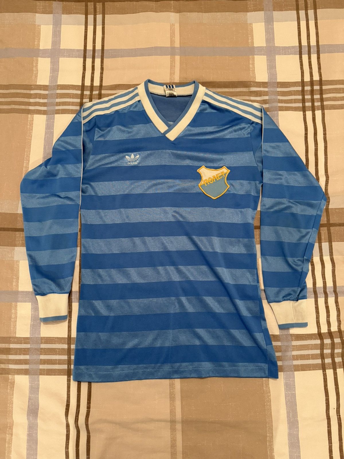 Adidas × Vintage Vintage Adidas ⚽️ FK Polet Dorcol Beograd Long Sleeve Jersey Size US M / EU 48-50 / 2 - 1 Thumbnail