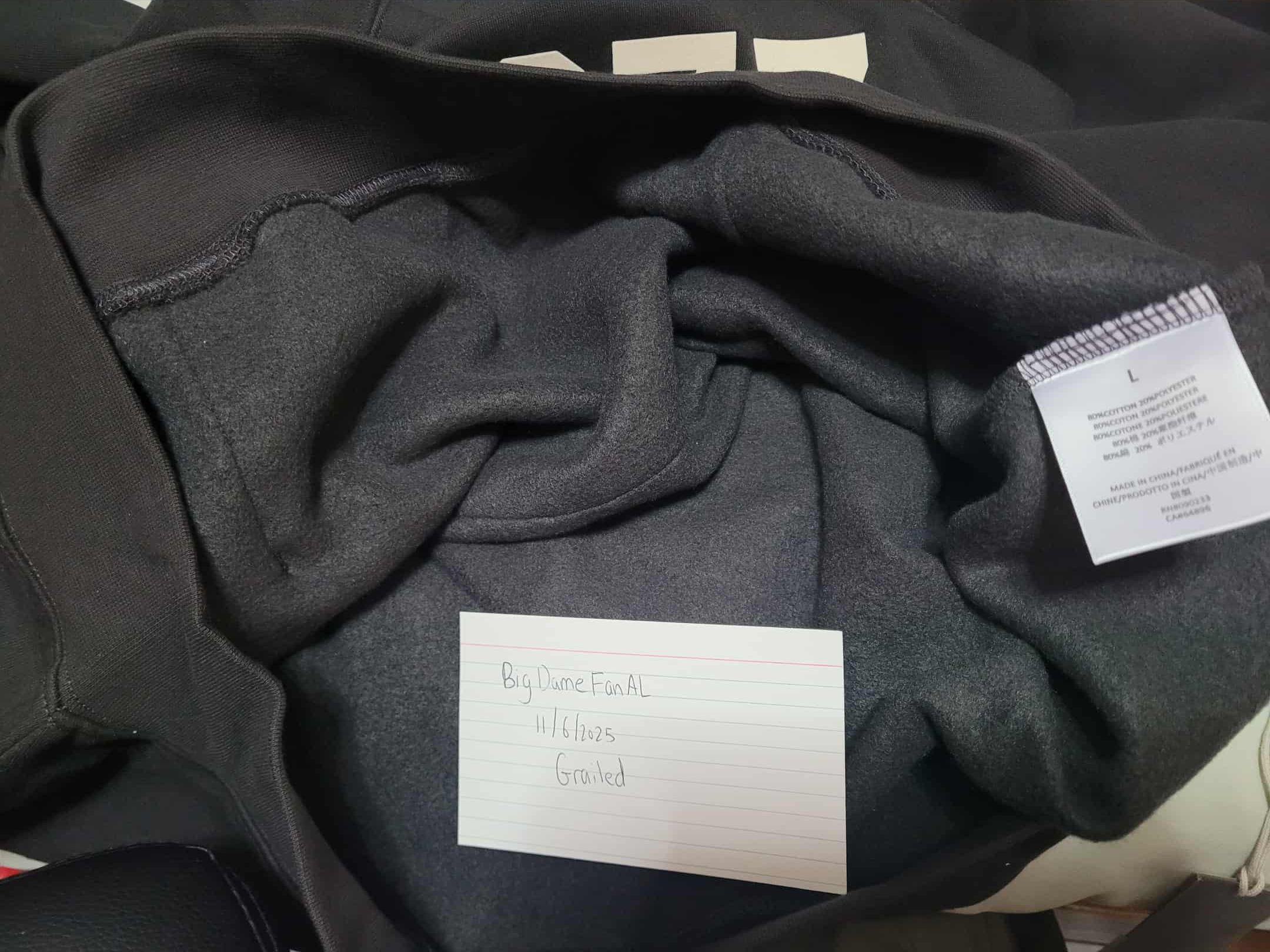 Fear of God size L Fear of God Essentials 1977 Hoodie Iron Size US L / EU 52-54 / 3 - 12 Thumbnail