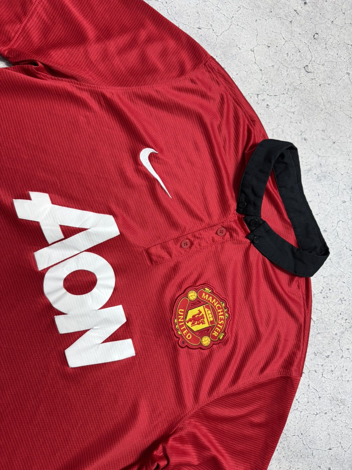 Nike Nike FC Manchester United Soccer Jersey 2013/2014 Y2K Size US L / EU 52-54 / 3 - 7 Thumbnail