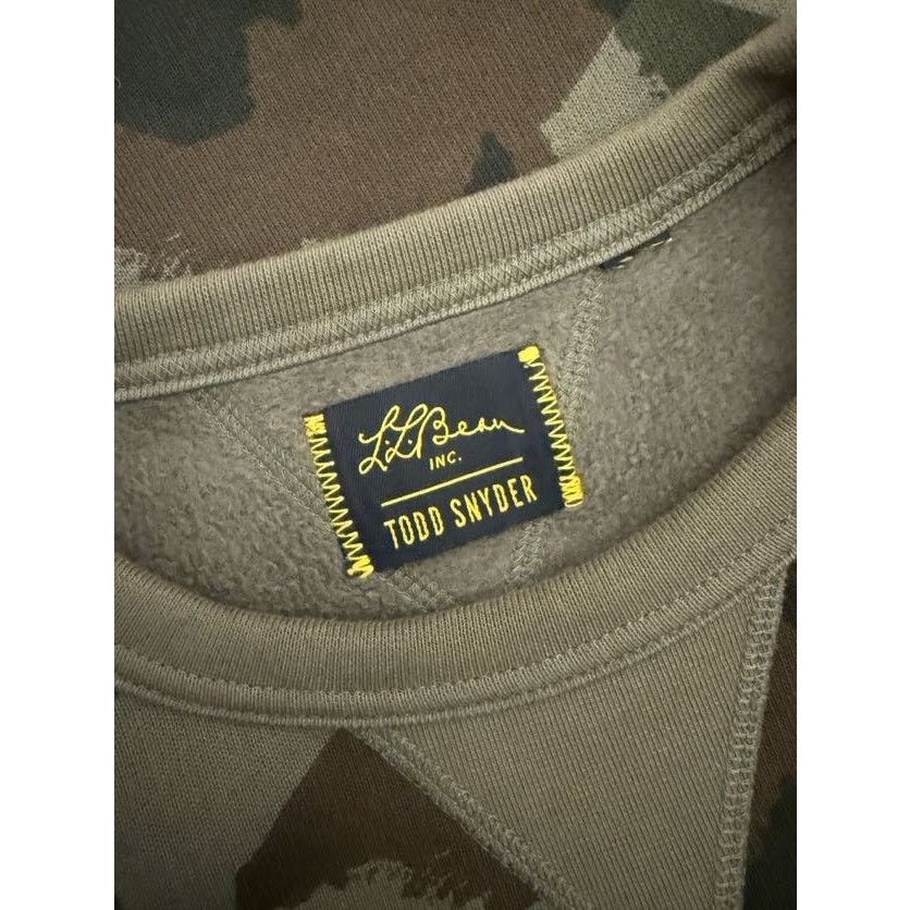 Todd Snyder NWOT Todd Snyder x LL Bean Camo Crewneck Sweatshirt Size US L / EU 52-54 / 3 - 7 Thumbnail