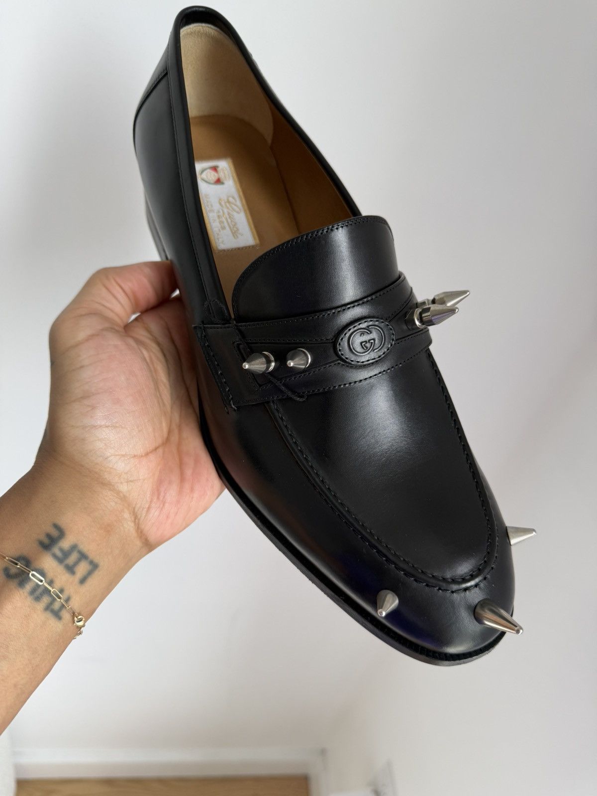 Gucci GUCCI MEN’S STUDDED LOAFERS Size US 11 / EU 44 - 1 Thumbnail