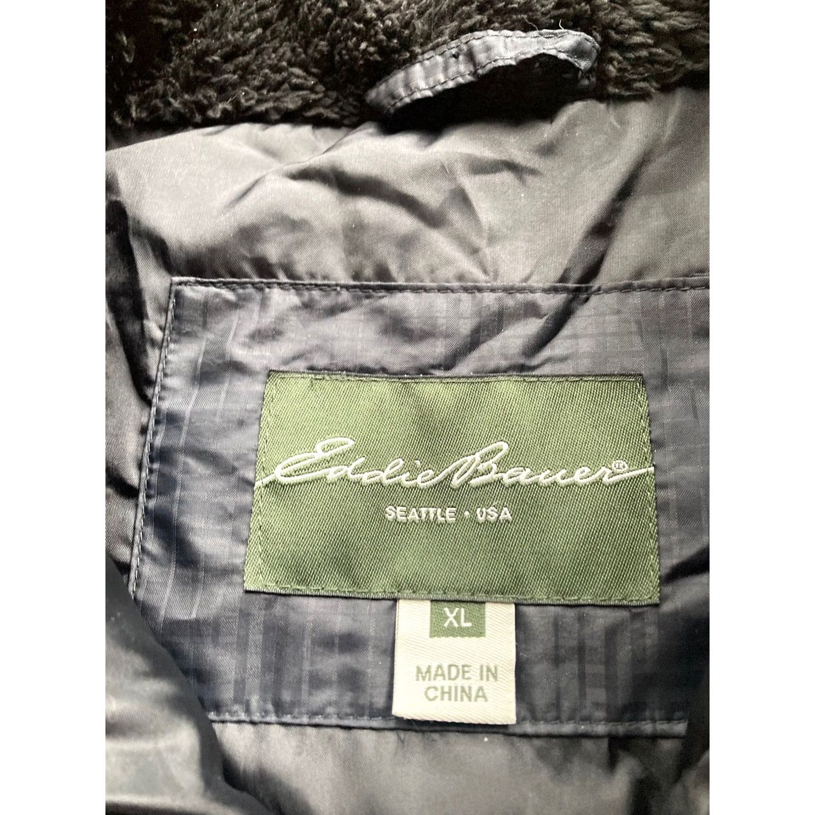 Eddie Bauer Eddie Bauer Womens Vest XL Black Goose Down Puffer Quilted EB650 Size XL / US 12-14 / IT 48-50 - 7 Thumbnail