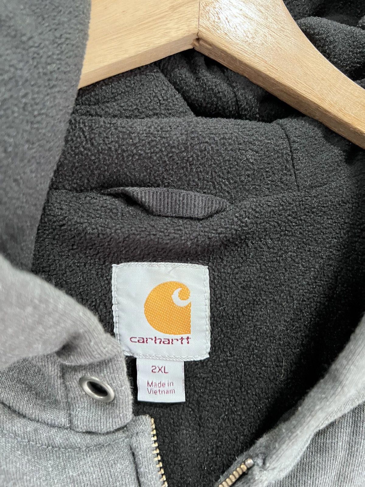 Vintage Vintage Carhartt Sherpa Fleece Hoodie sweater Size US XXL / EU 58 / 5 - 3 Thumbnail
