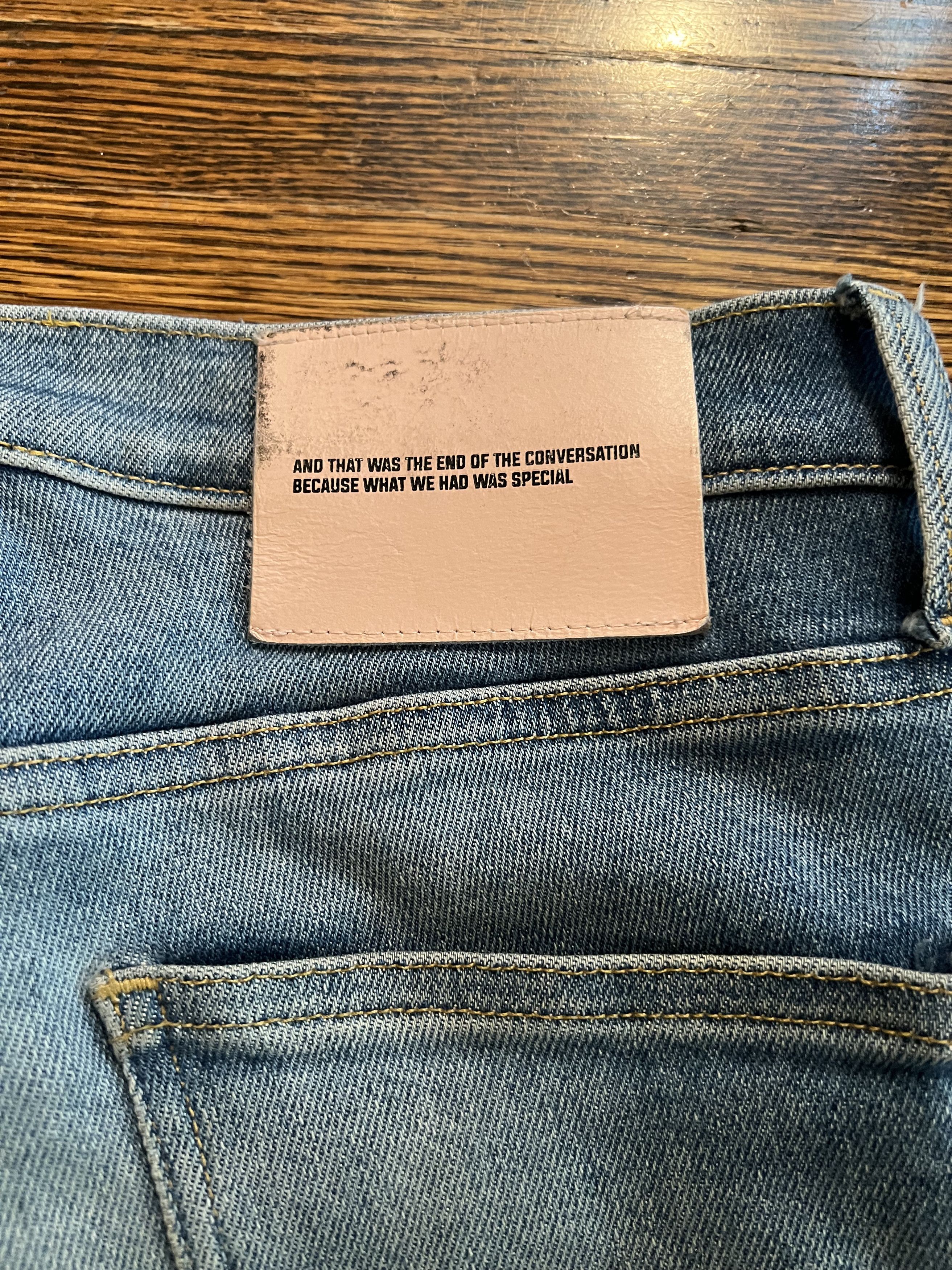 Lost Daze Lost Daze Skull Embroidered Denim Jeans Size US 32 / EU 48 - 4 Thumbnail