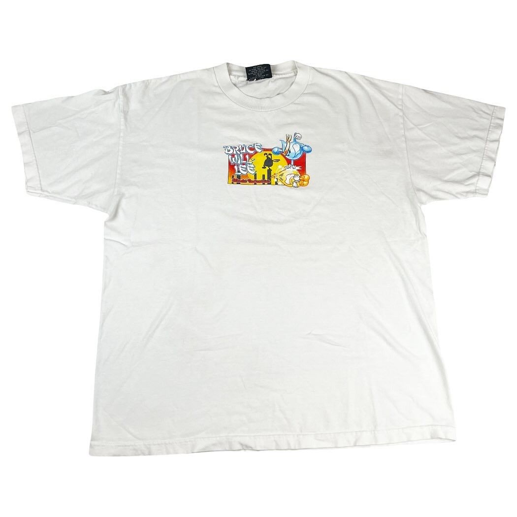 image of Vintage World Industries Bruce Will-Lee T-Shirt in White, Men's (Size XL)