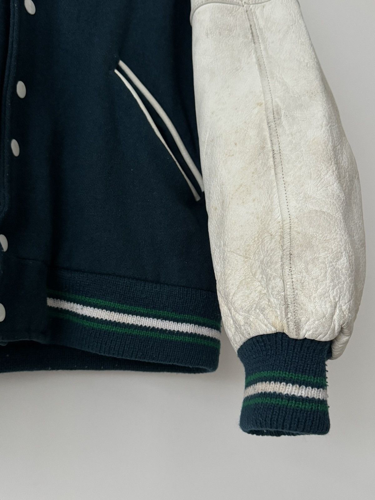 NFL × Vintage Vintage 80s NFL Texas Varsity Bomber Jacket Size US M / EU 48-50 / 2 - 5 Thumbnail