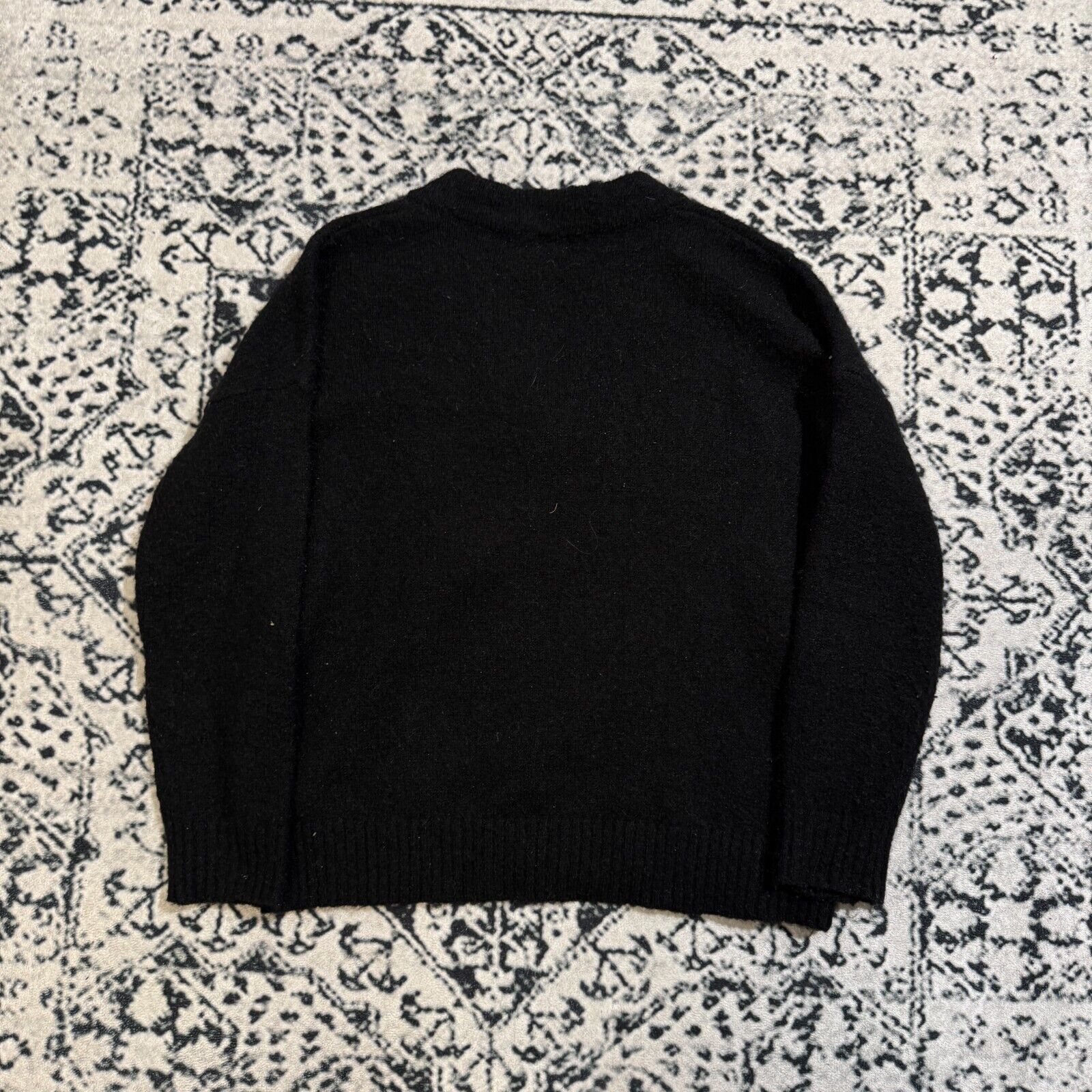 Moss × Vintage Moss Copenhagen Unisex Black Mohair Sweater Size S Size US S / EU 44-46 / 1 - 9 Thumbnail