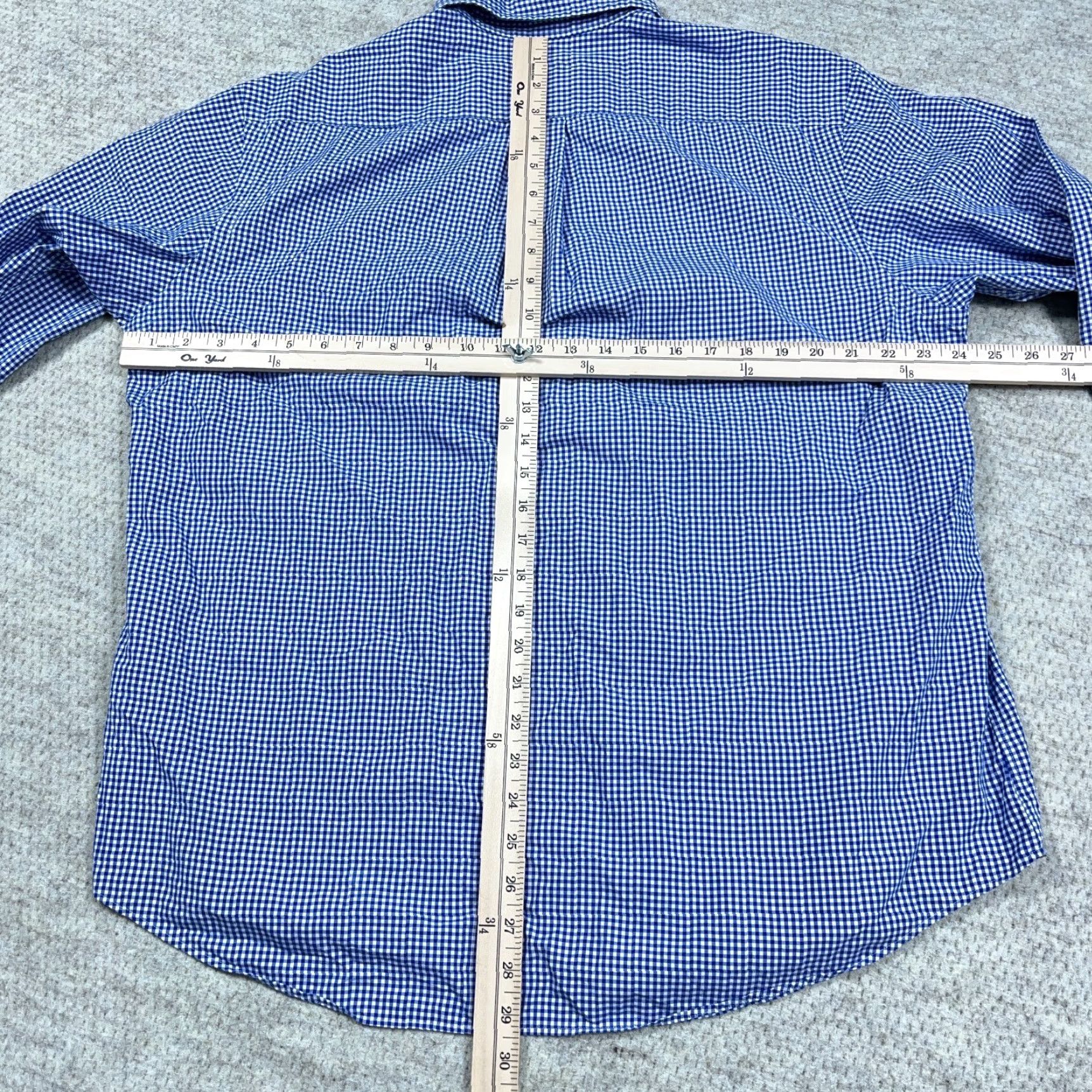 Ralph Lauren Ralph Lauren Shirt Men XL Blue Red Button Up Gingham Check Poplin Dress Casual Size US XL / EU 56 / 4 - 6 Thumbnail