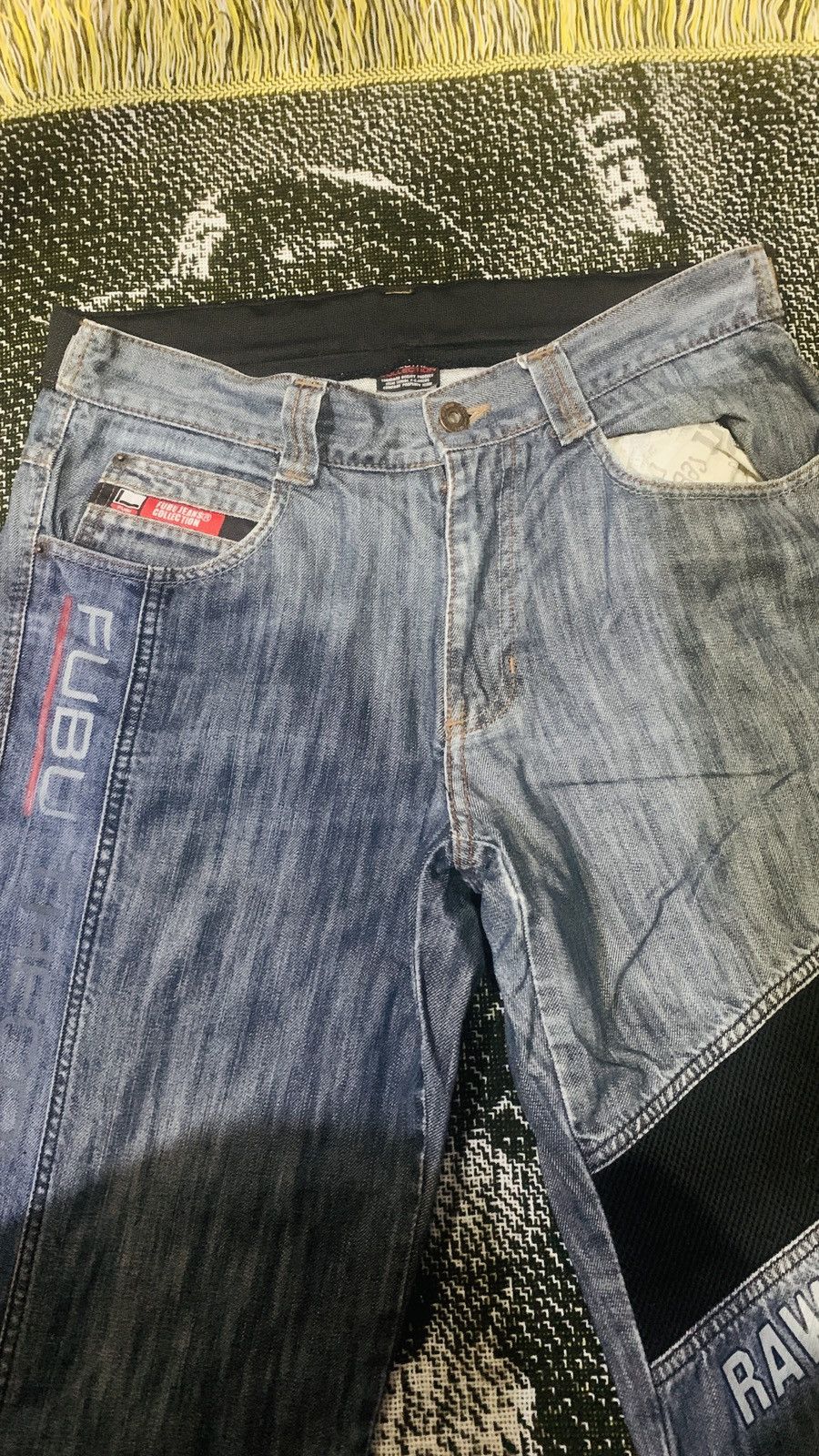 Fubu × Vintage Vintage Fubu Raw Indigo Jeans Size US 34 / EU 50 - 2 Thumbnail