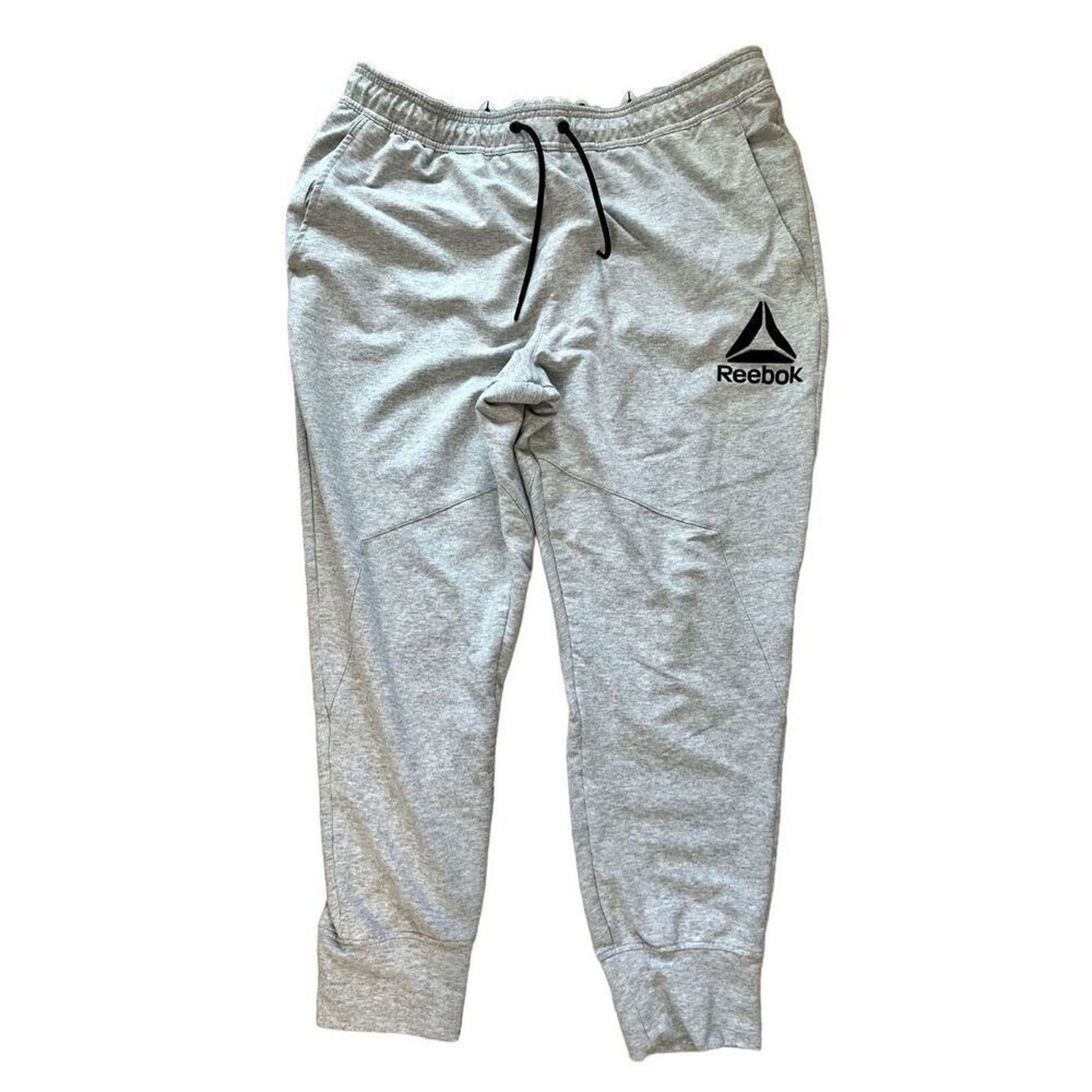 Reebok Reebok Performance Grey Terry Knit Joggers Pants X LARGE Size US 38 / EU 54 - 1 Thumbnail