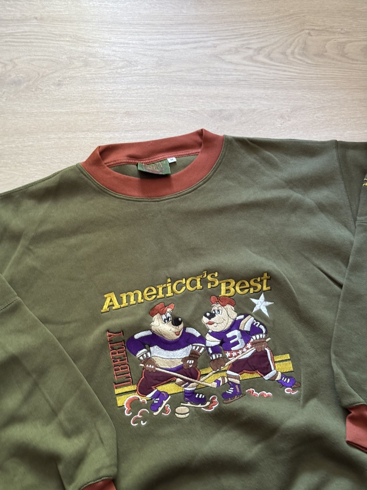 Liberty Vintage 90’s Liberty American Best Hockey Sweatshirt Size US L / EU 52-54 / 3 - 2 Thumbnail
