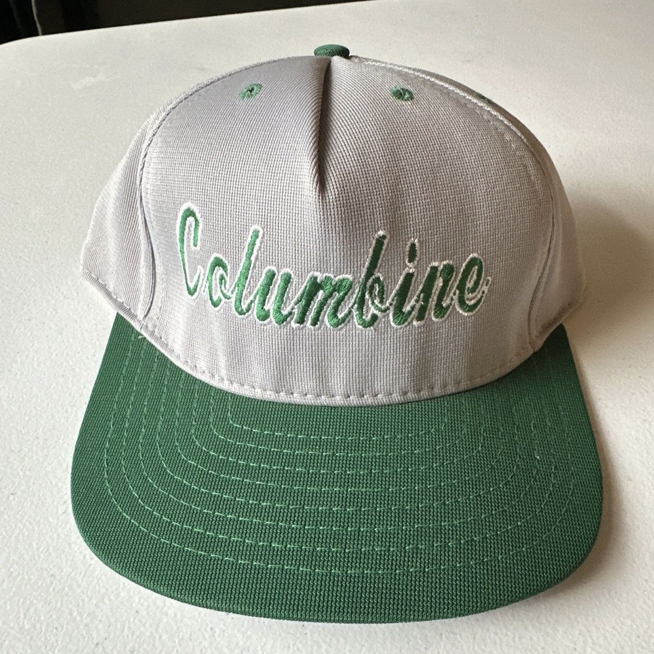 Other Columbine High School 90s Vintage Snapback Hat GrayGreen CHS Size ONE SIZE - 1 Thumbnail
