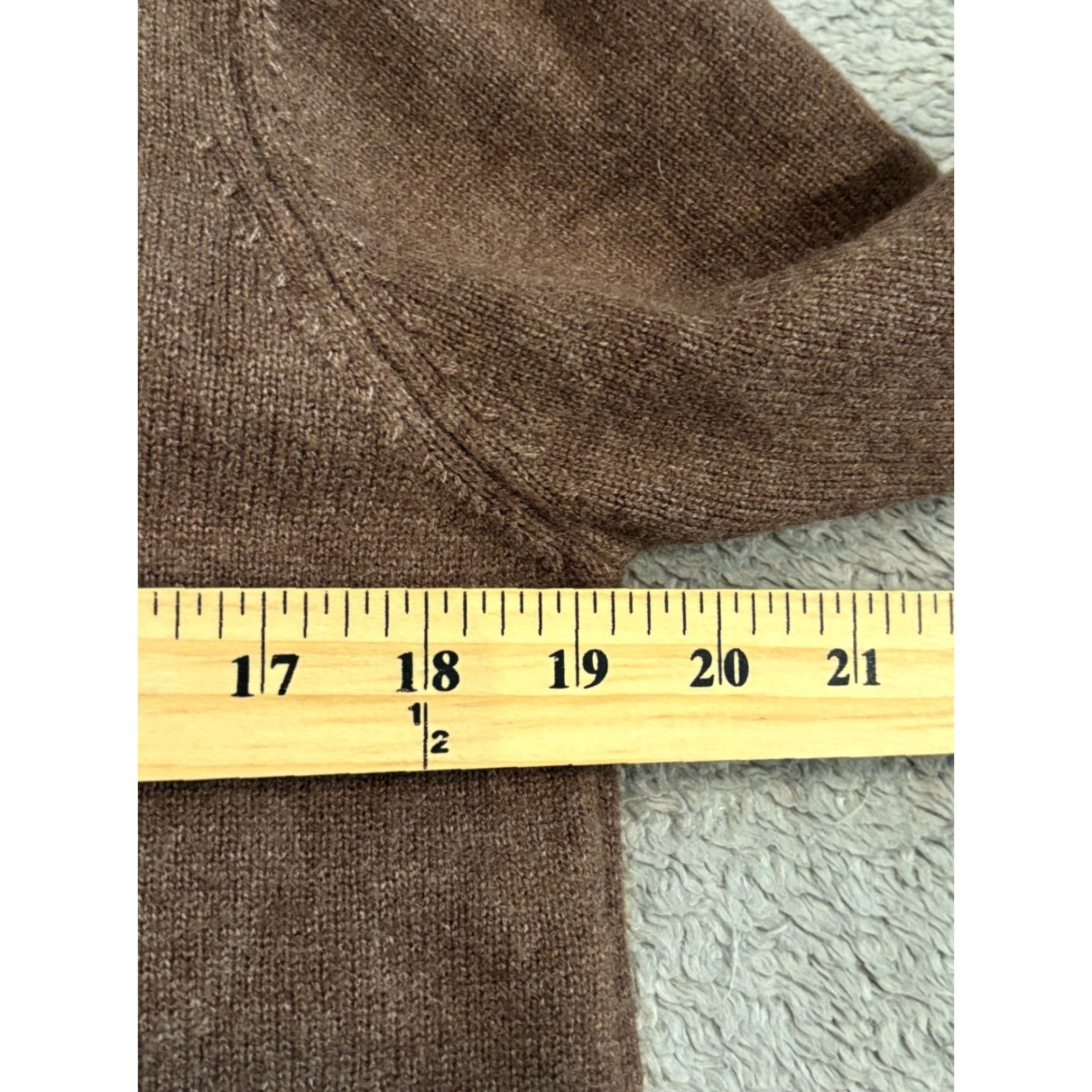 Vintage Lush Sweater Womens Small Brown Solid Knit Pullover Long Sleeve Casual Size S / US 4 / IT 40 - 4 Thumbnail