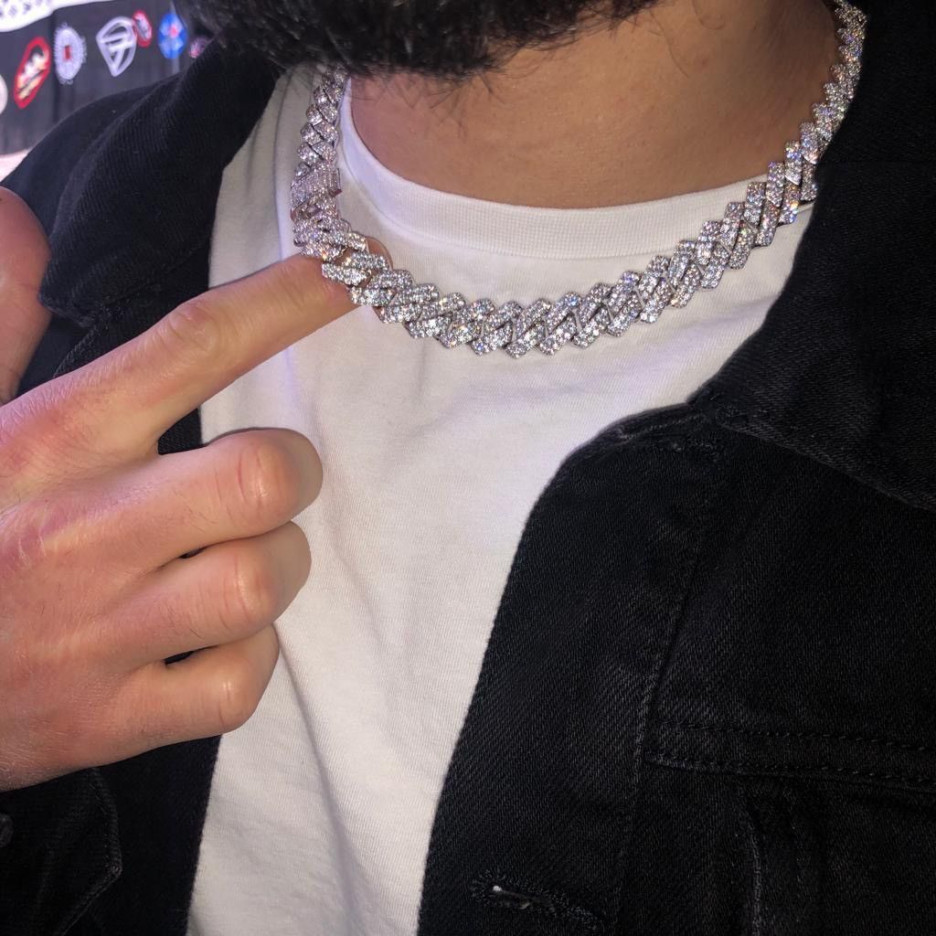 Diamond Cuban Link Chain Iced Out Cuban Chain Link