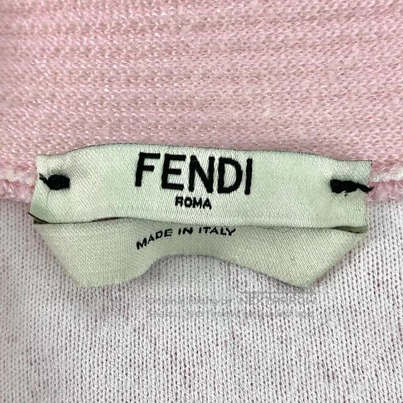 Fendi Fendi Pink Nylon Cardigan for Women . Size XS / US 0-2 / IT 36-38 - 6 Thumbnail