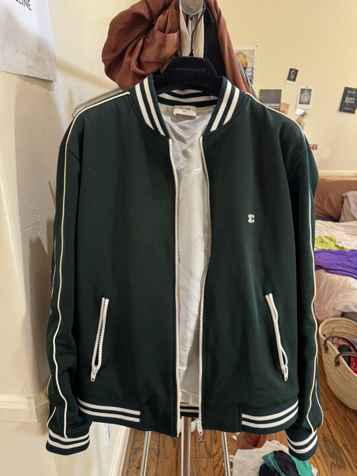 Celine × Hedi Slimane celine track jacket Size US L / EU 52-54 / 3 - 1 Thumbnail