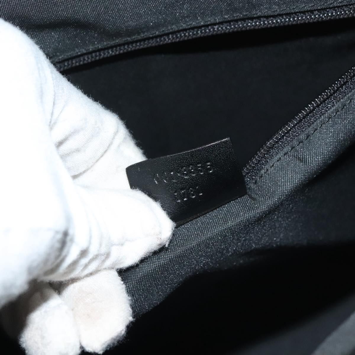 Gucci GUCCI GG Canvas Jackie Shoulder Bag Black Silver 001 3355 Size ONE SIZE - 22 Thumbnail