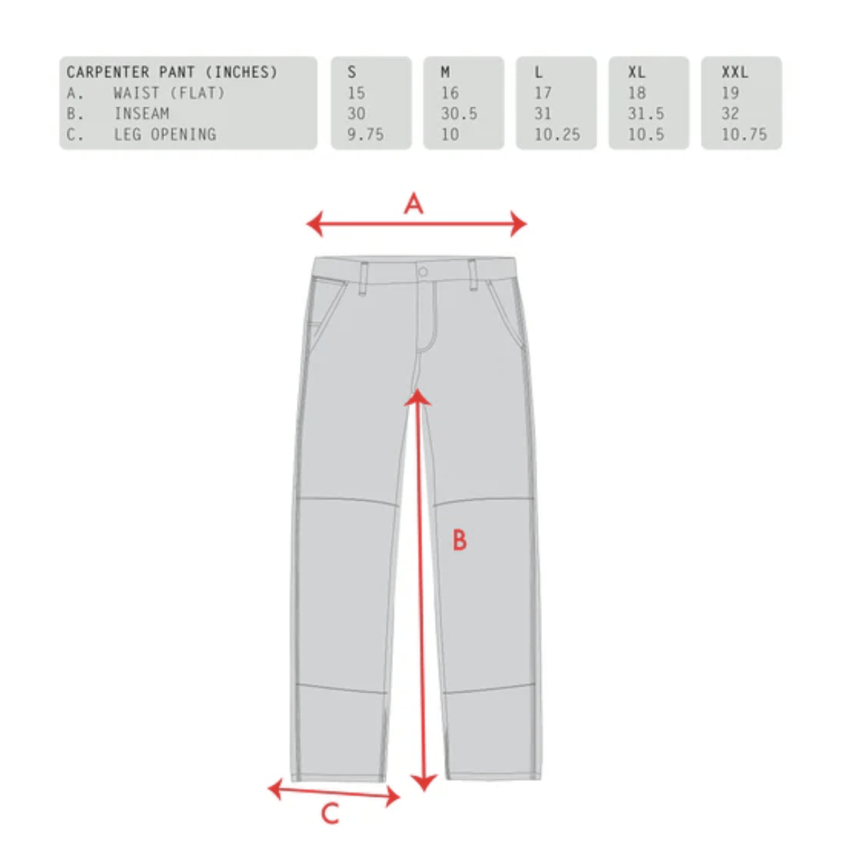 GX1000 GX1000 Double Knee Carpenter Pant sz XL Size US 36 / EU 52 - 7 Thumbnail