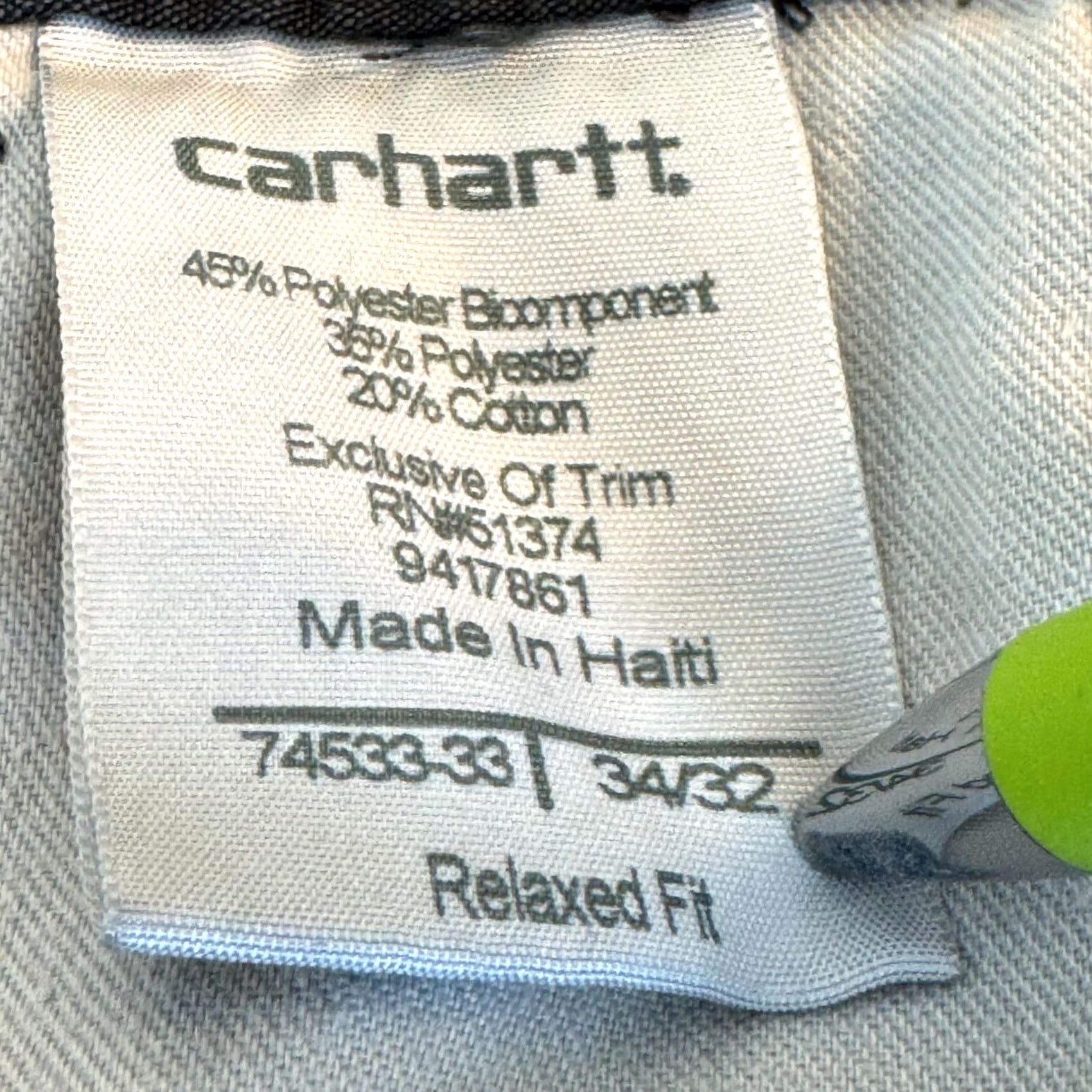 Carhartt Carhartt Carpenter Pants Men 34 x 32 Gray Relaxed Fit Workwear Pants Size US 34 / EU 50 - 6 Thumbnail
