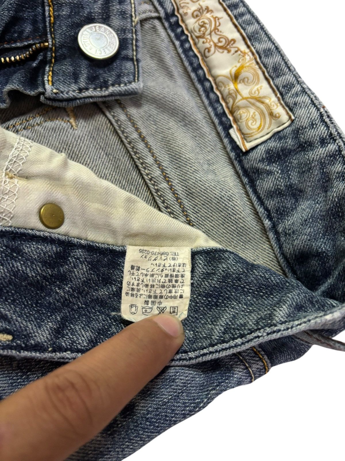 Japanese Brand Vtg Georgia Love Japan Distressed Jeans Size US 28 / EU 44 - 6 Thumbnail