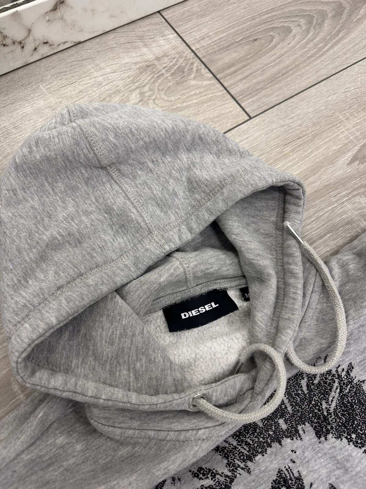 Diesel Diesel Gray Avantgarde Hoodie Size US L / EU 52-54 / 3 - 5 Thumbnail